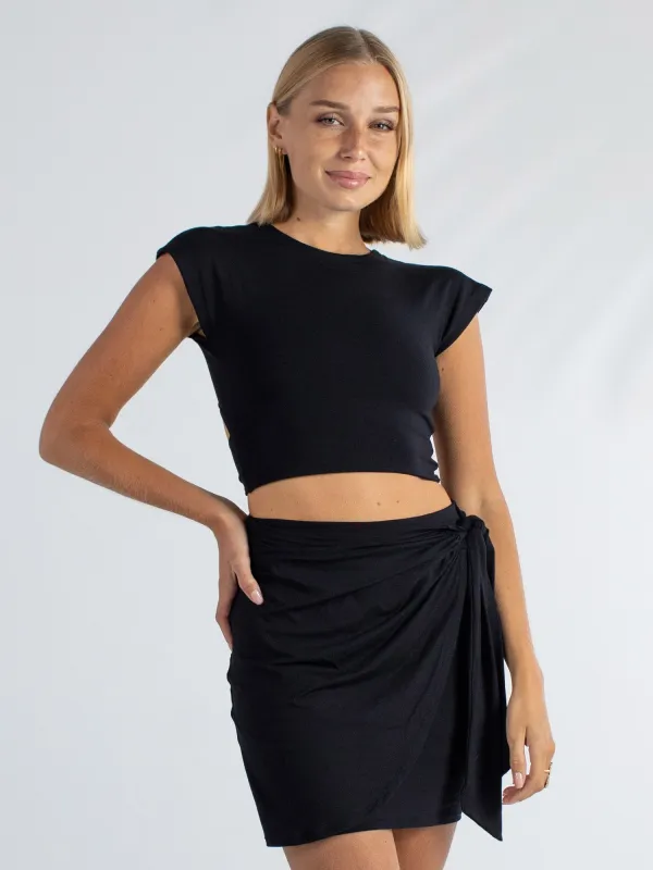 Chloe Top - Black Onyx sold by The Royal Codes