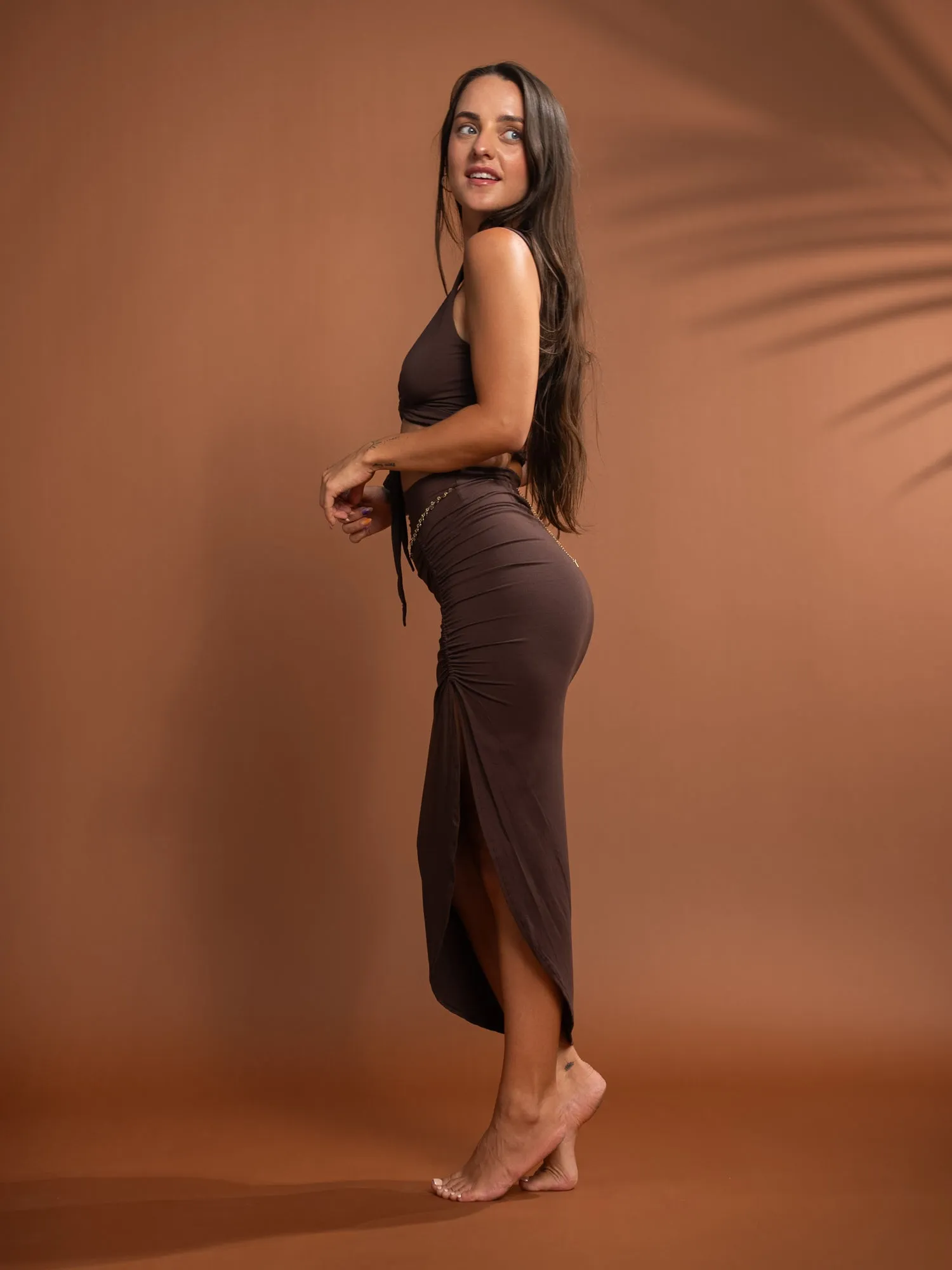 Isis Skirt - Cacao sold by The Royal Codes product image thumbnail 4