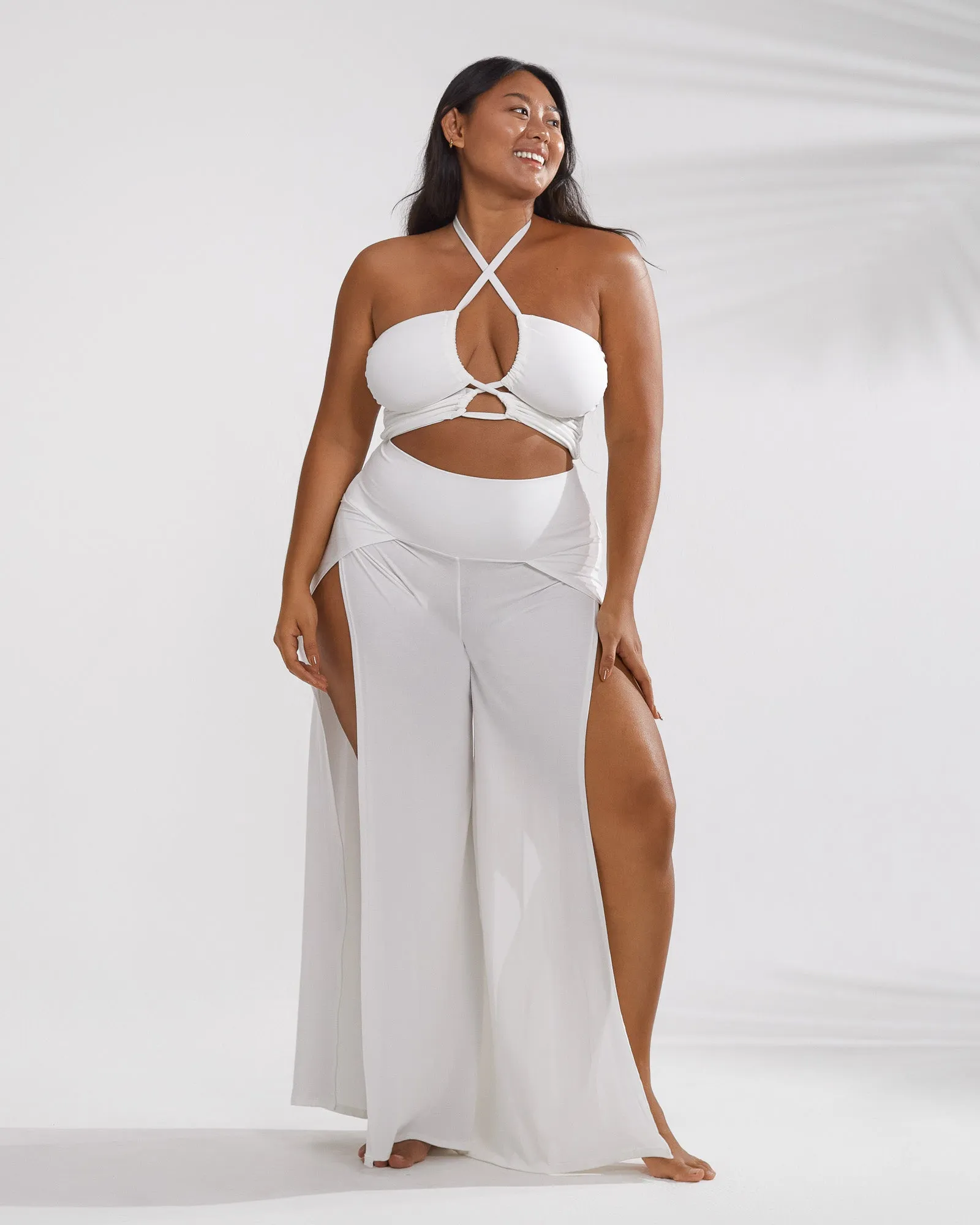 Selene Top (3-Way) - Ivory sold by The Royal Codes product image thumbnail 3