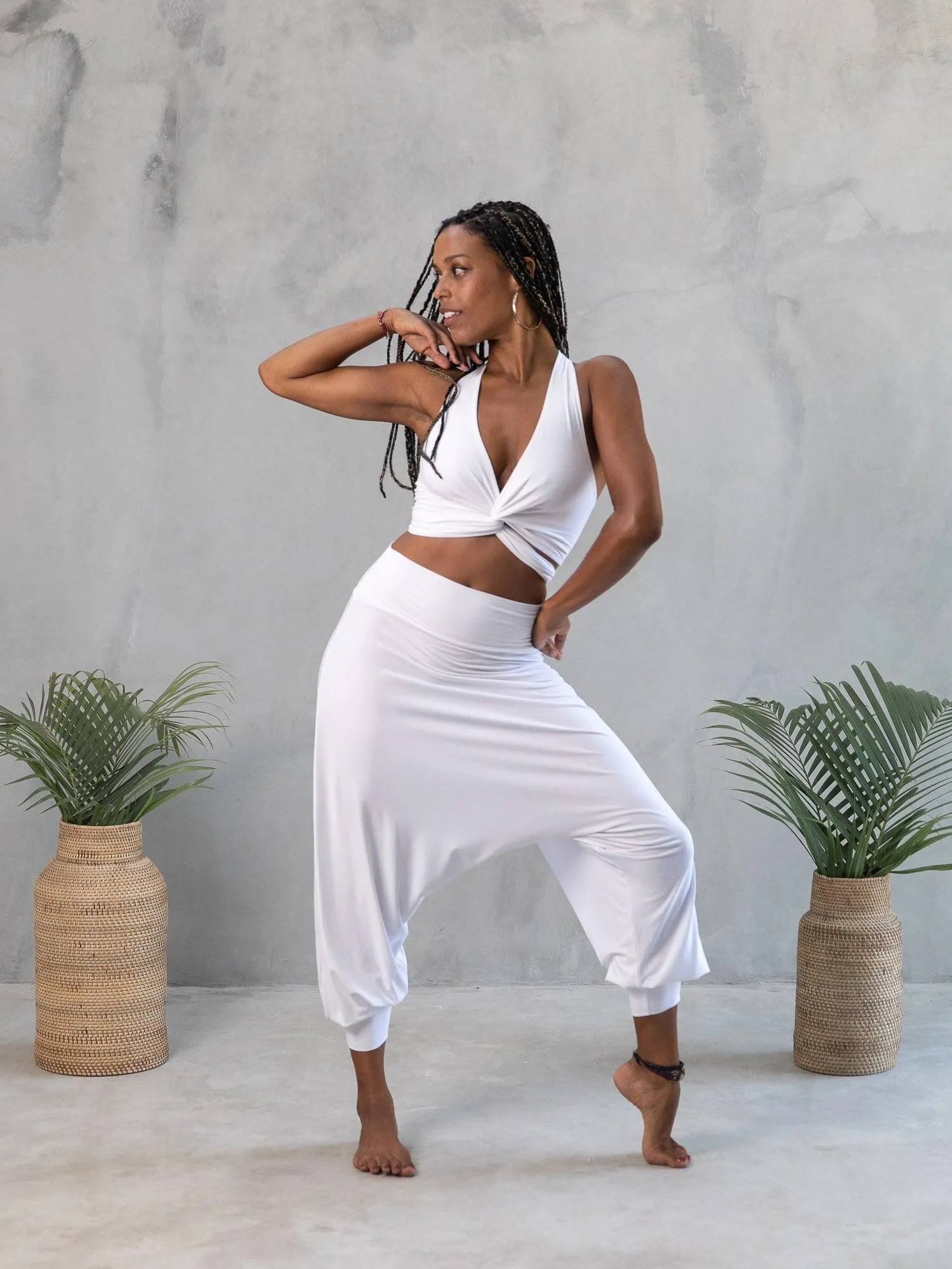 Empress Pant - White Quartz sold by The Royal Codes