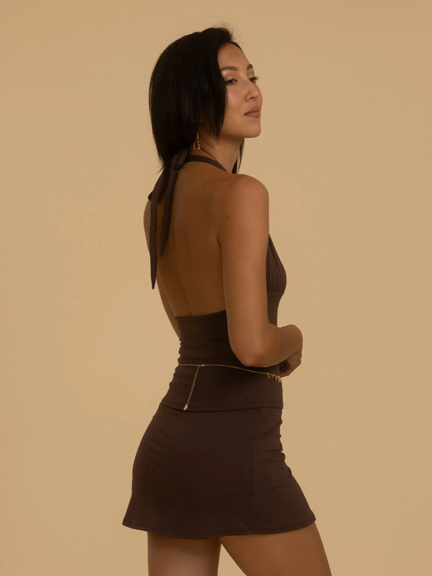 Long Celeste Top - Cacao sold by The Royal Codes product image thumbnail 4