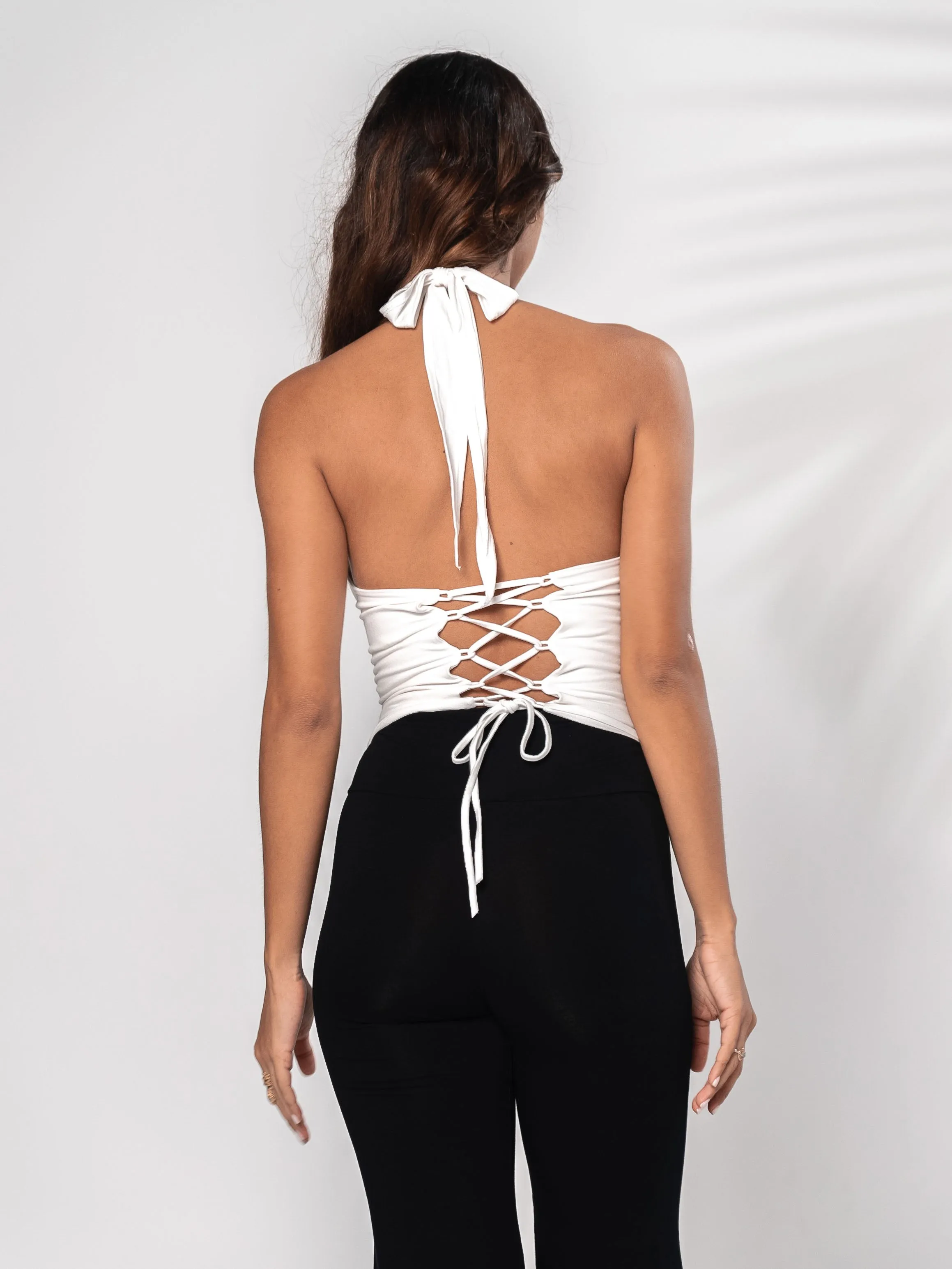 Pele Top (2-Way) - Ivory sold by The Royal Codes product image thumbnail 3