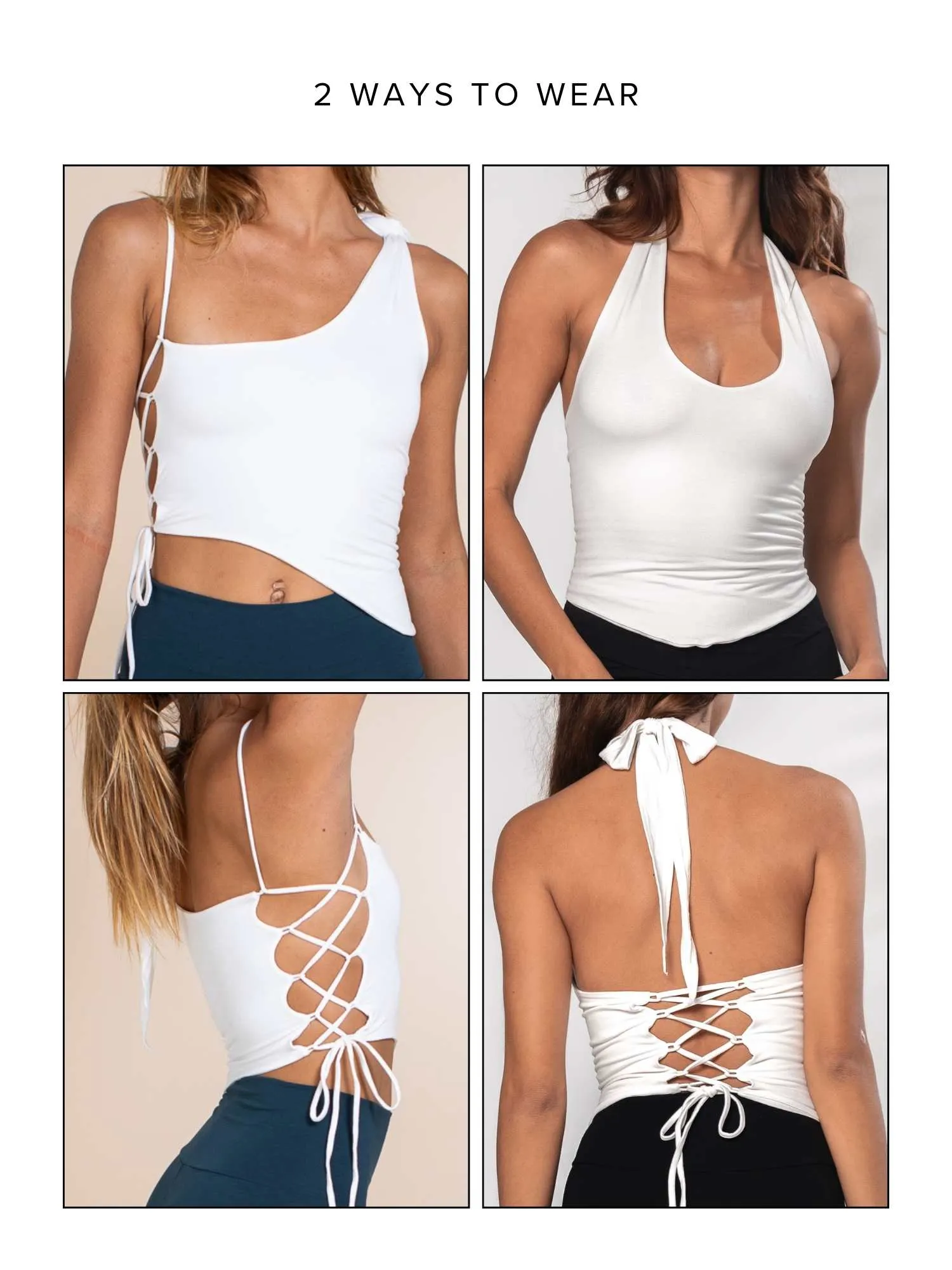 Pele Top (2-Way) - Ivory sold by The Royal Codes product image thumbnail 2