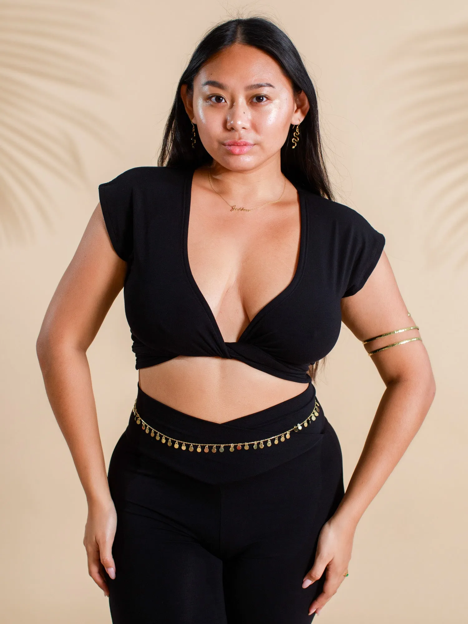 Anaya Top (5-Way) - Black Onyx sold by The Royal Codes