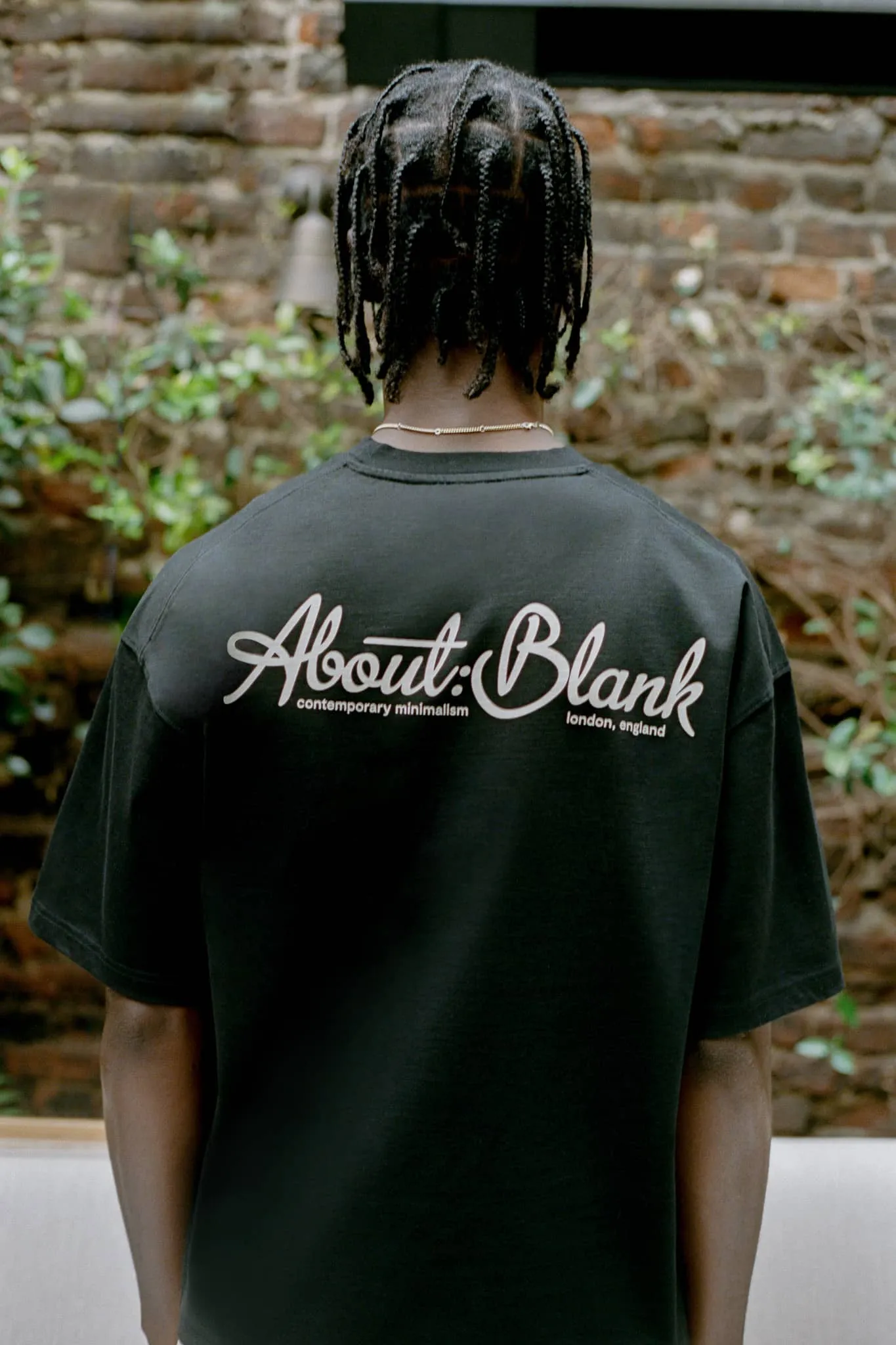 banner t-shirt black/ecru sold by about:blank product image thumbnail 5