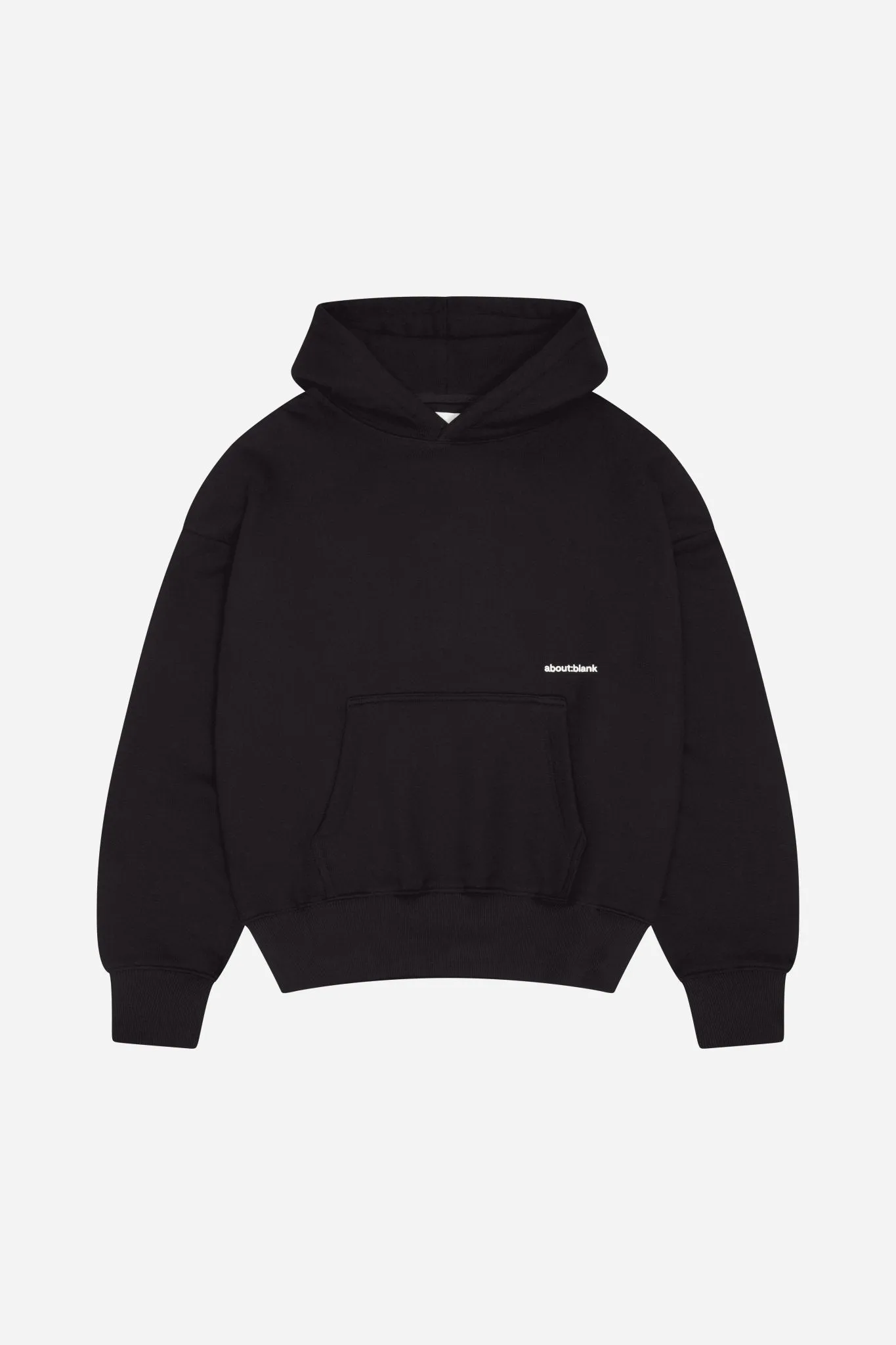 box hoodie black/ecru sold by about:blank product image thumbnail 4