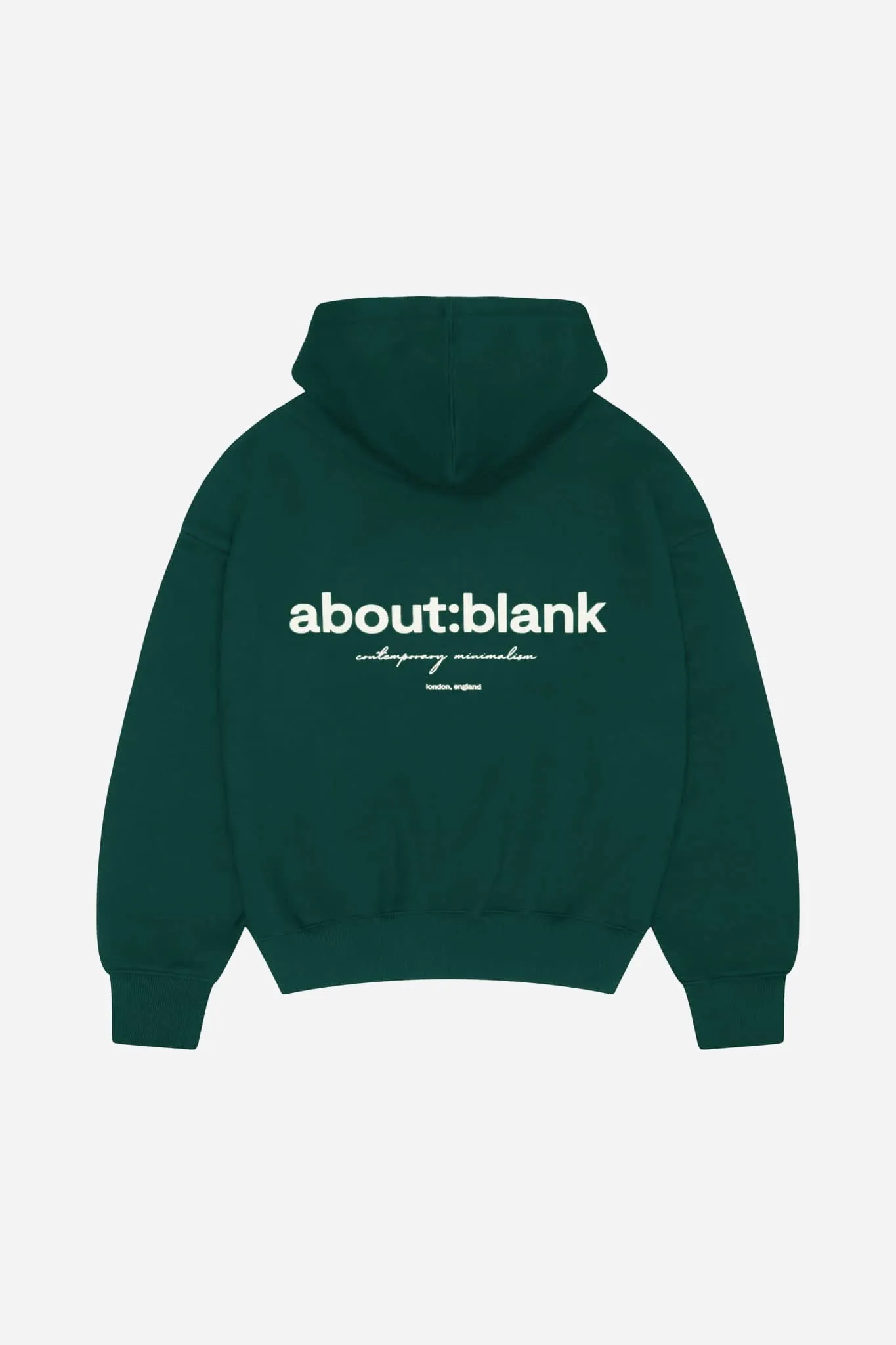 box hoodie epsom green/ecru sold by about:blank