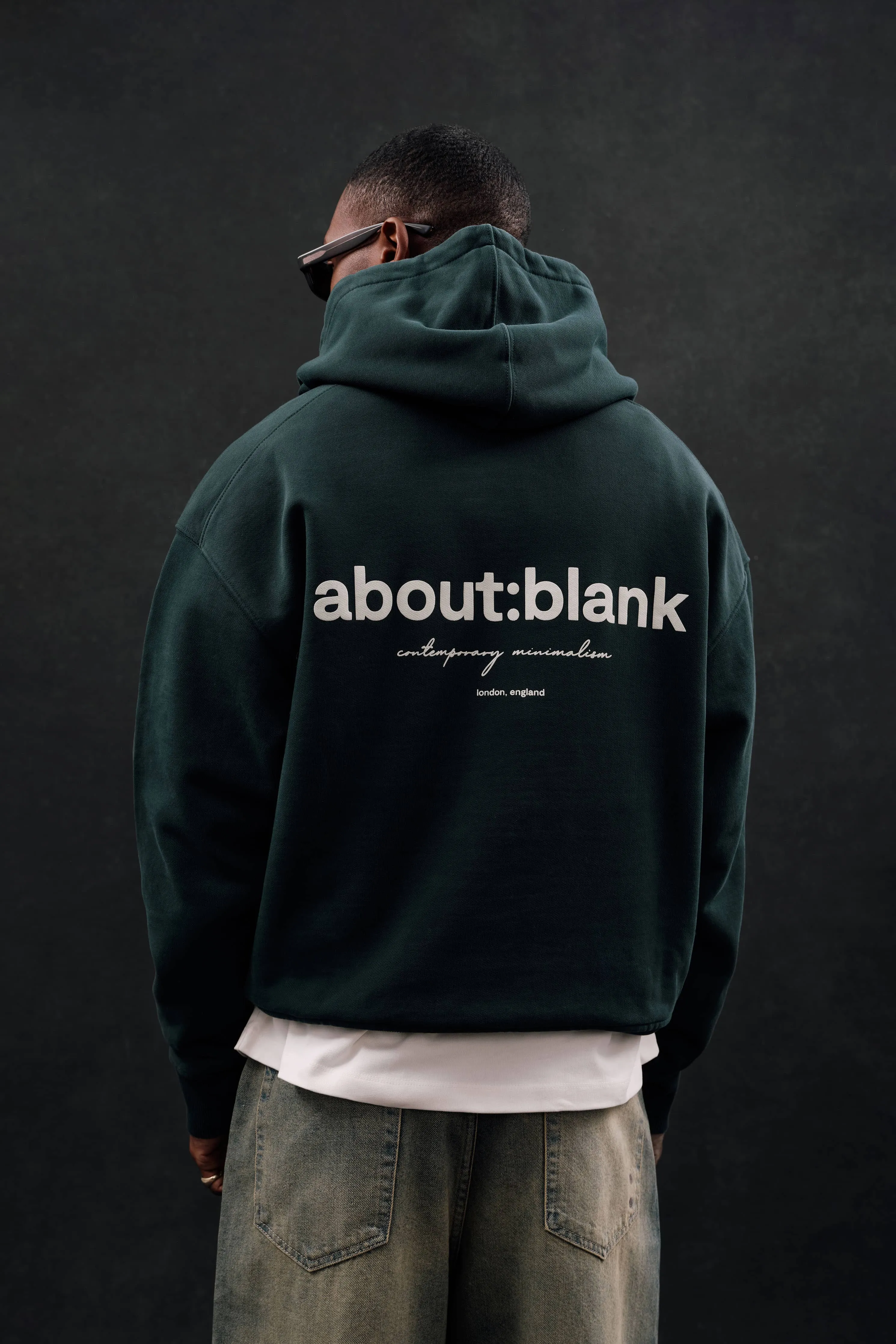 box hoodie epsom green/ecru sold by about:blank product image thumbnail 5