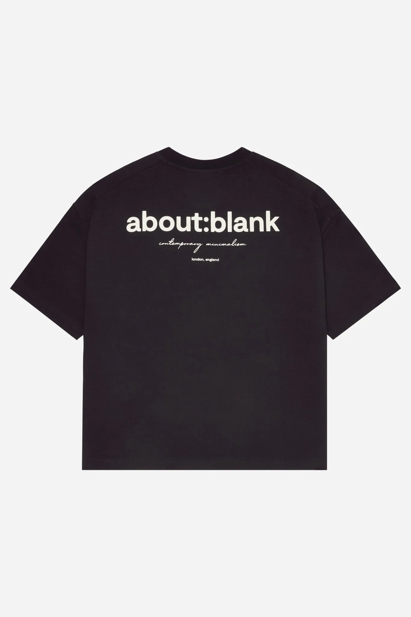 box t-shirt black sold by about:blank