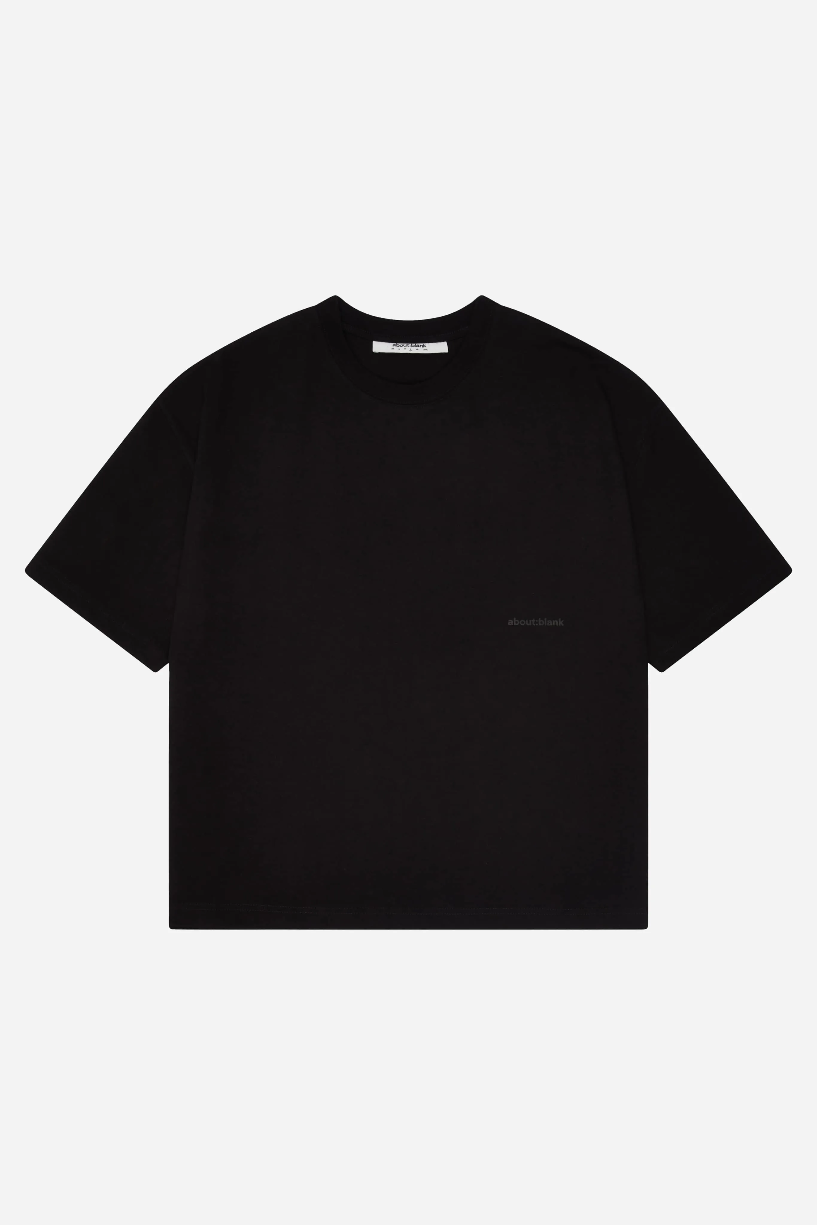 box t-shirt black/black sold by about:blank product image thumbnail 5
