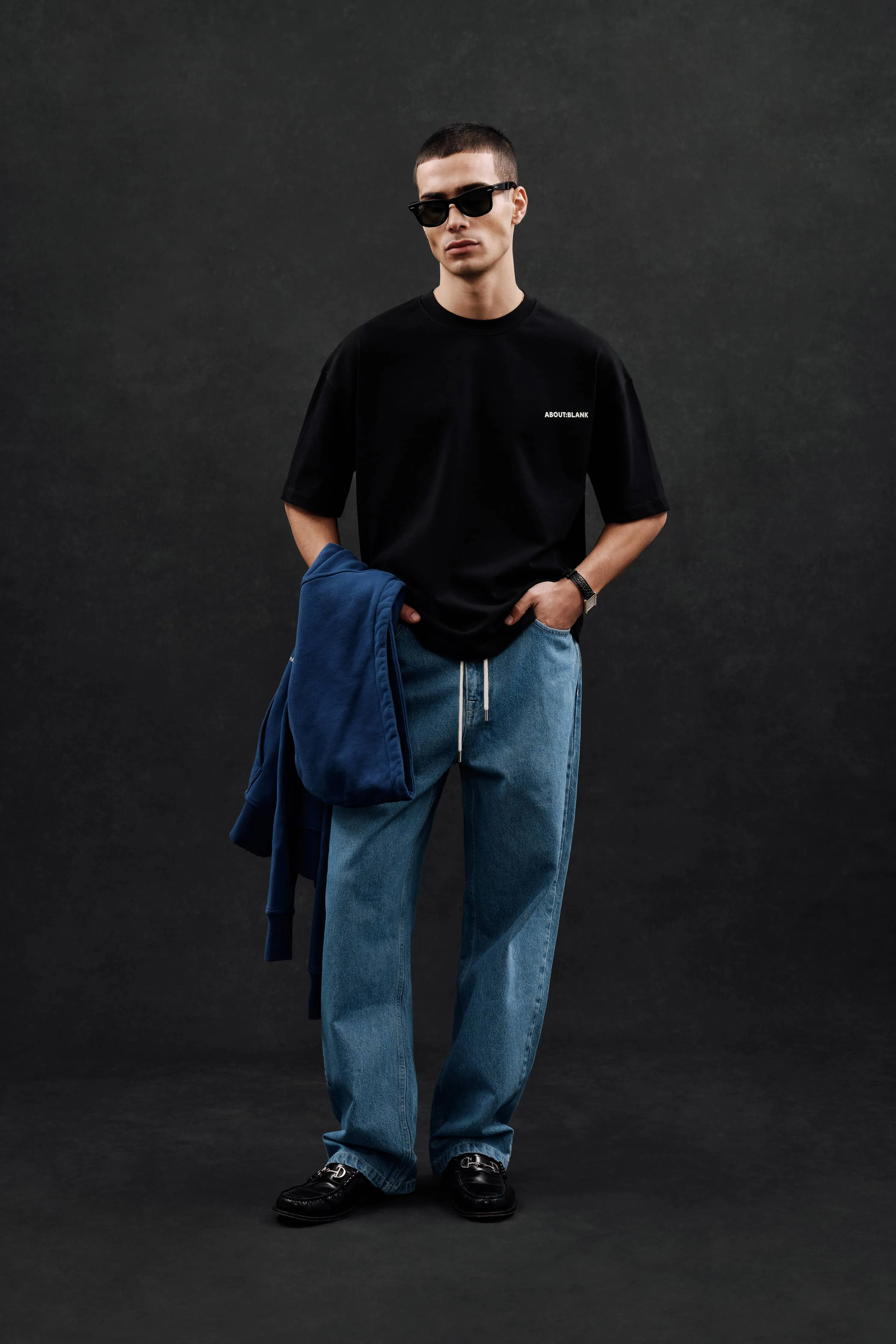 creative studio t-shirt black/white sold by about:blank product image thumbnail 2