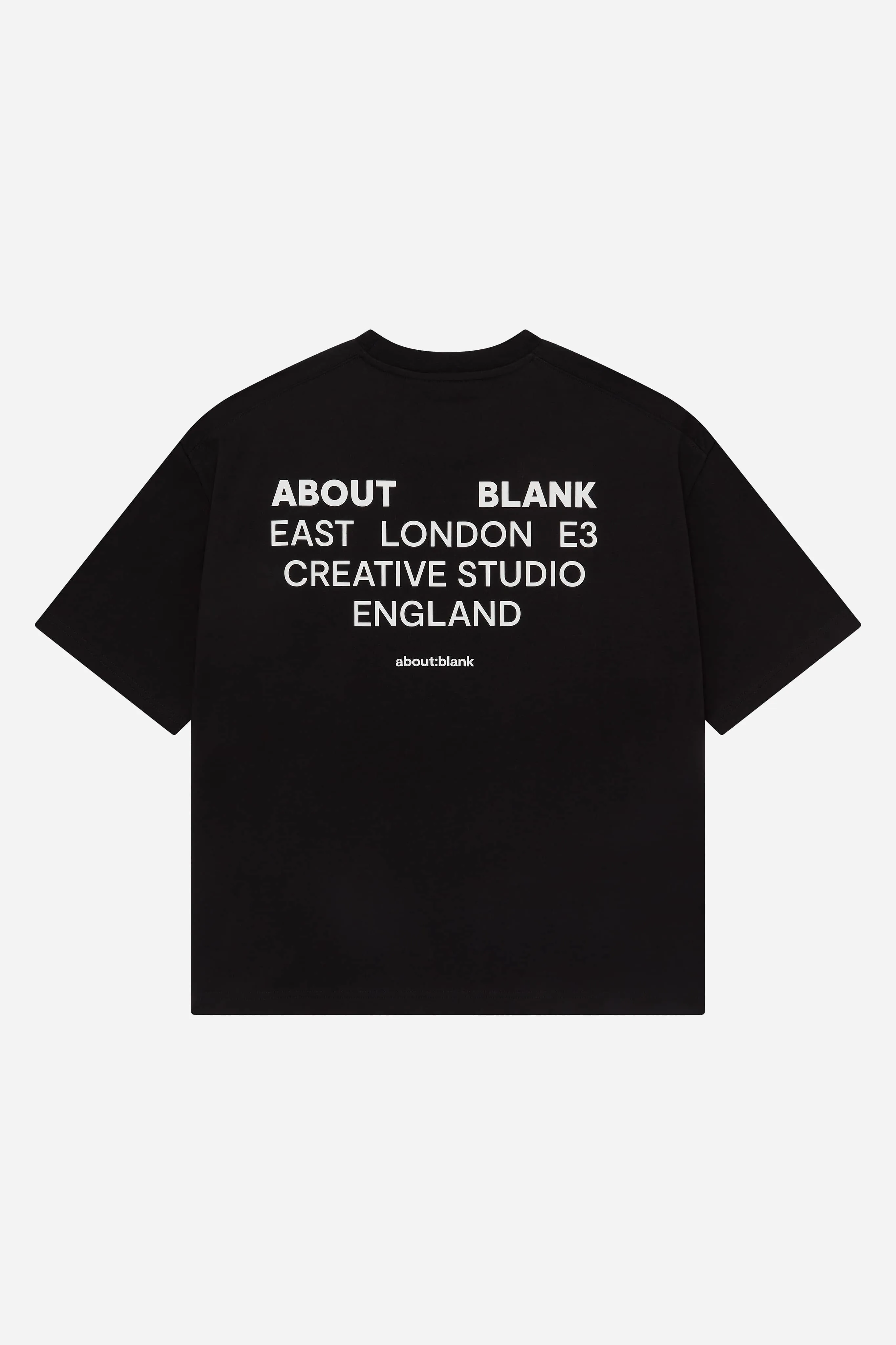 creative studio t-shirt black/white sold by about:blank