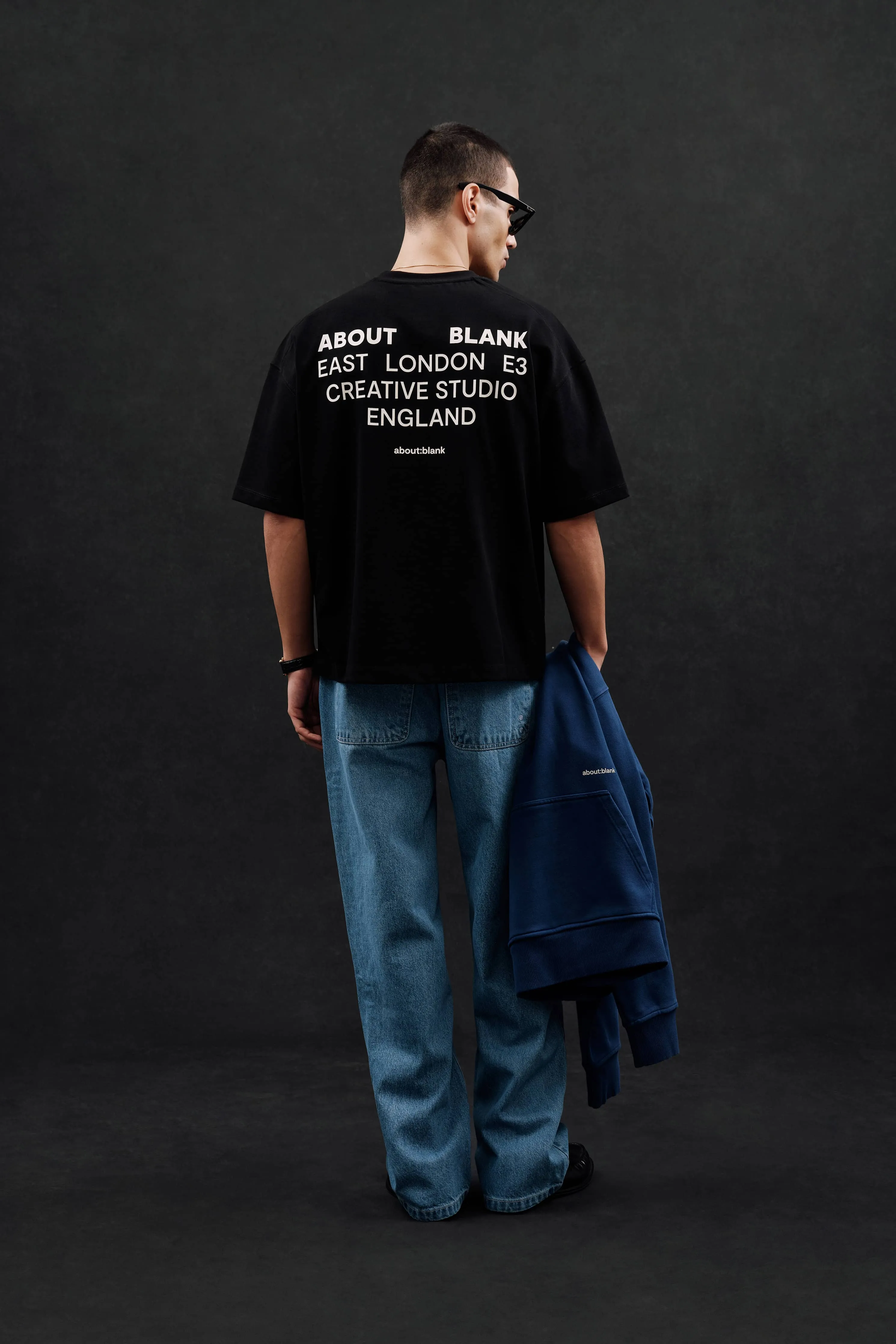 creative studio t-shirt black/white sold by about:blank product image thumbnail 4