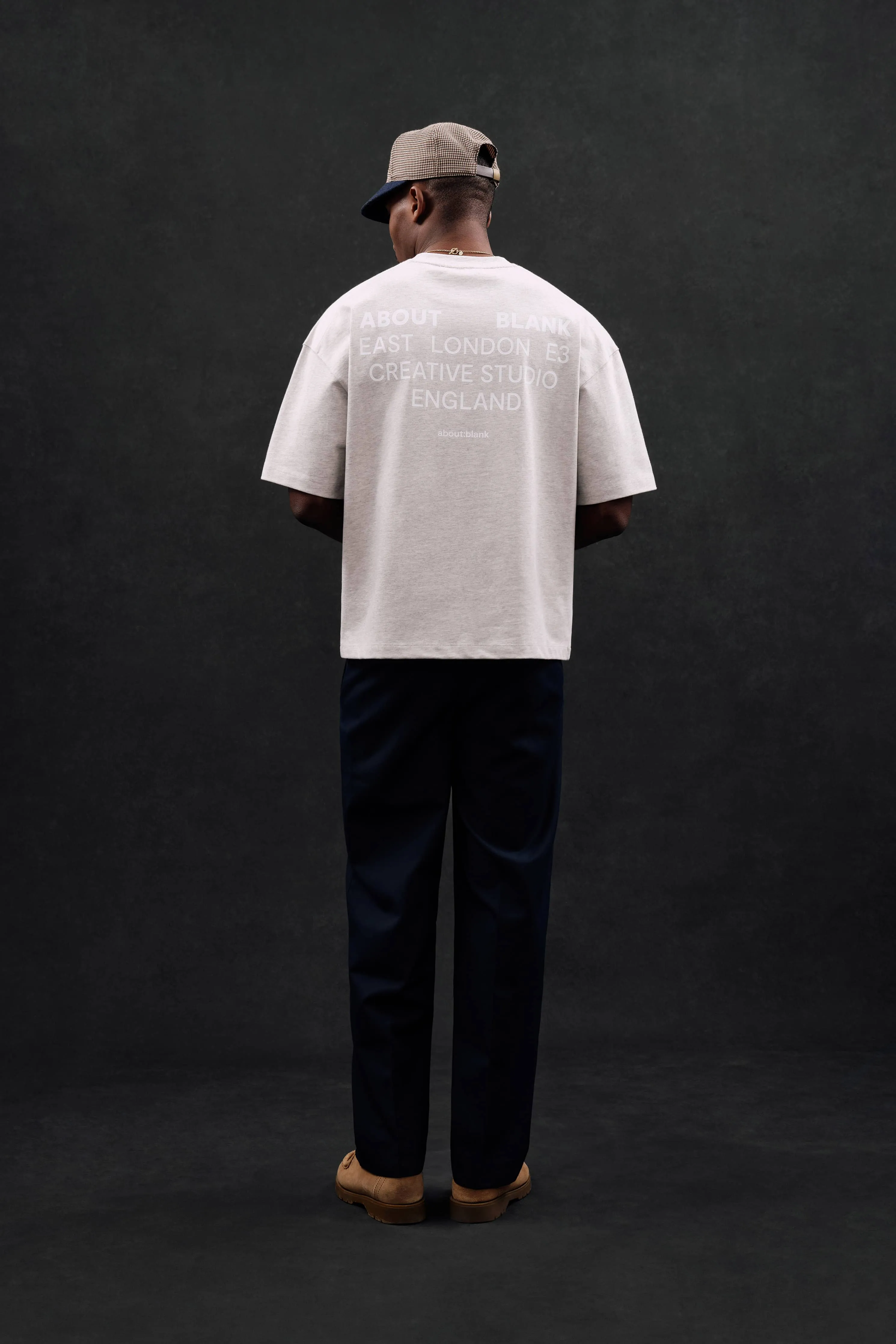 creative studio t-shirt grey marl/white sold by about:blank product image thumbnail 3