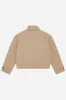 cropped button jacket sand sold by about:blank