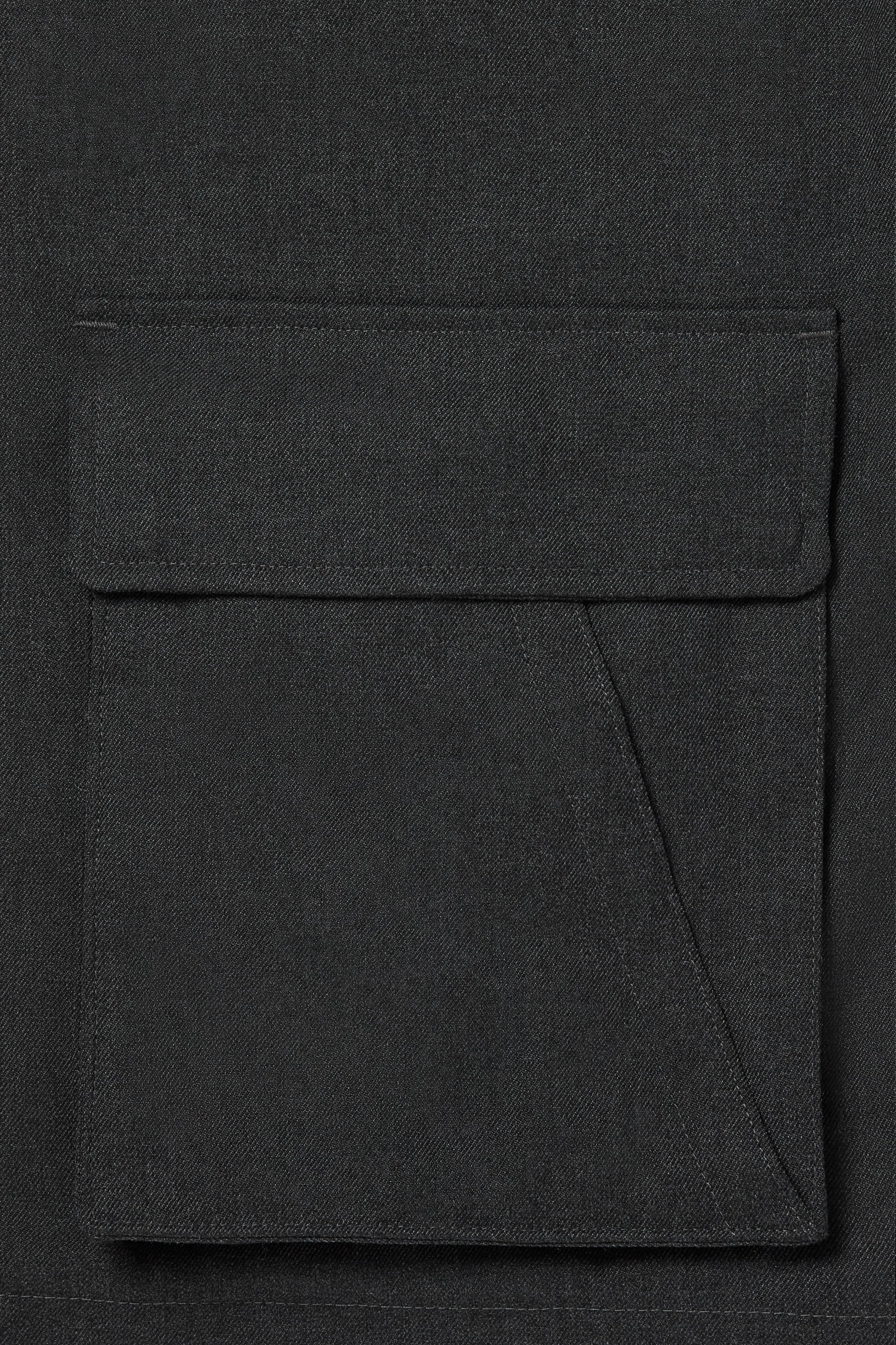 cropped zipped jacket charcoal sold by about:blank product image thumbnail 5