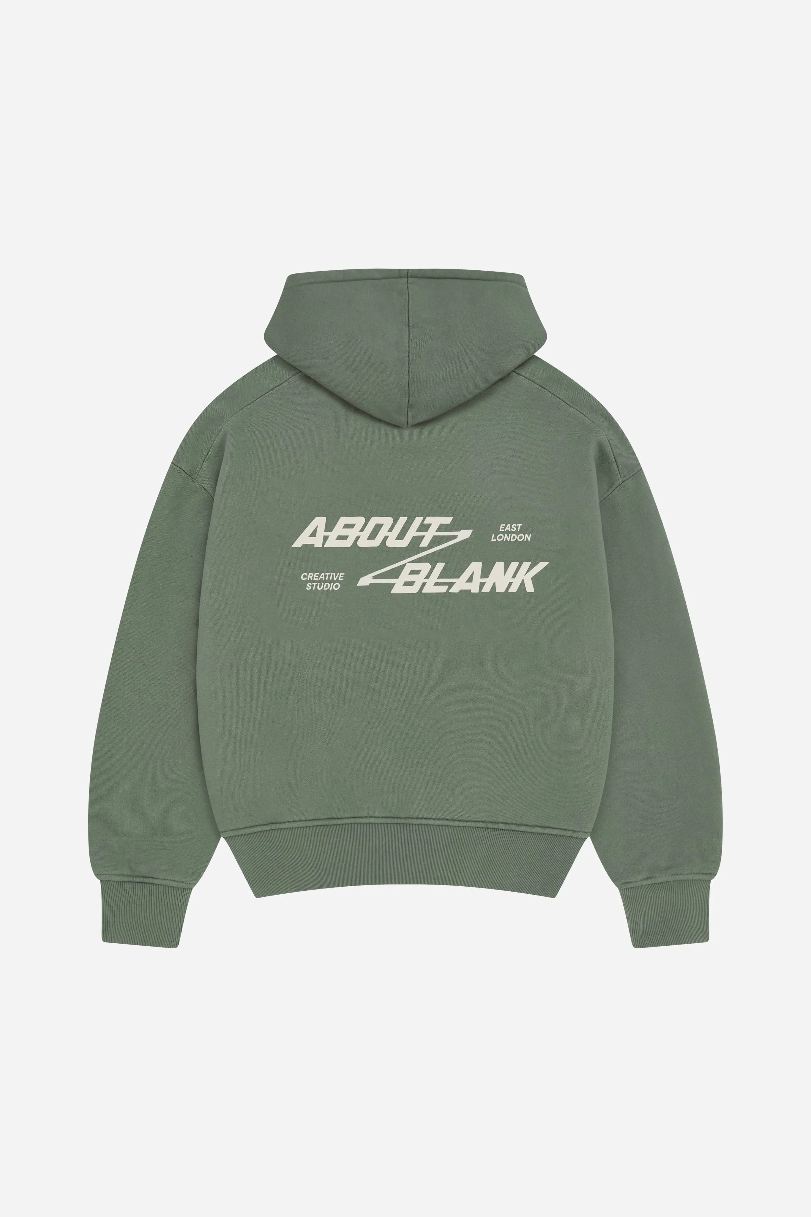 defender hoodie sage/ecru sold by about:blank