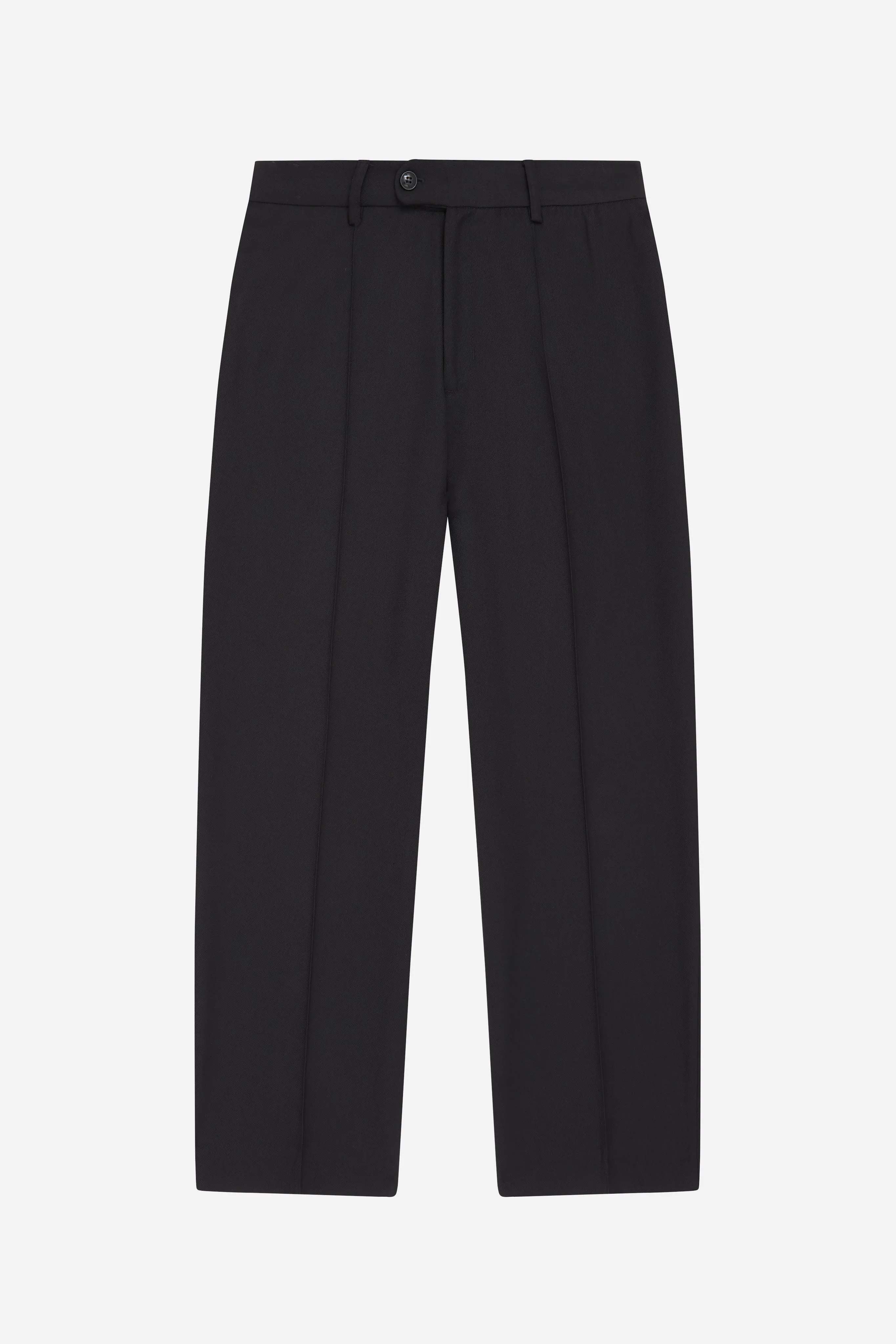 everyday pleated trousers black sold by about:blank