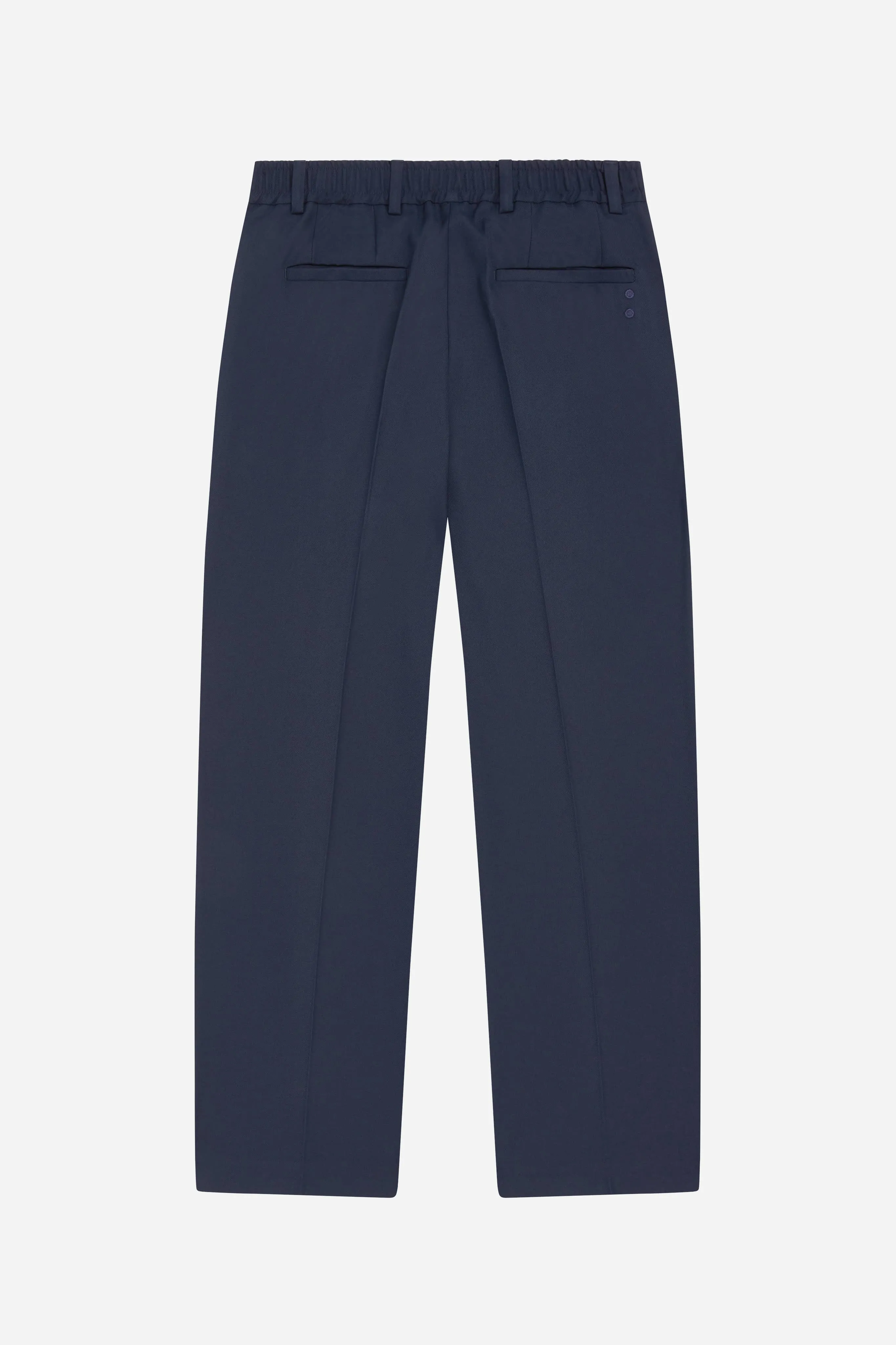 everyday pleated trouser navy sold by about:blank product image thumbnail 3