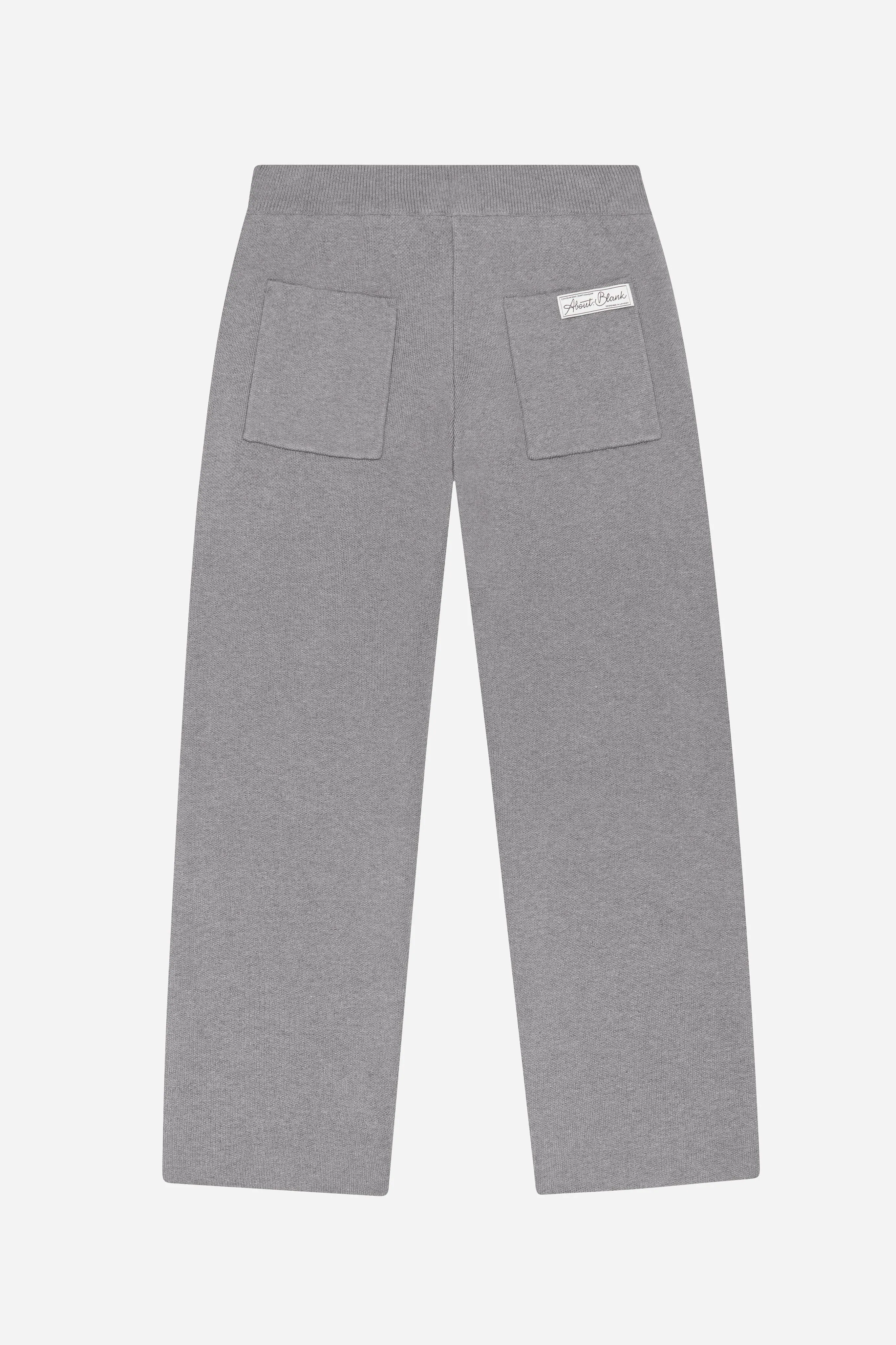 heavyweight knitted sweatpant grey sold by about:blank product image thumbnail 5