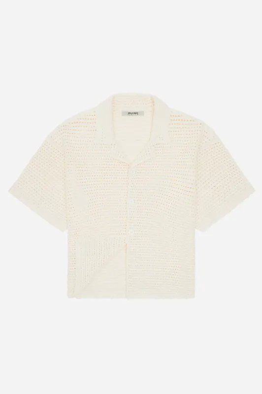 knitted shirt ecru sold by about:blank