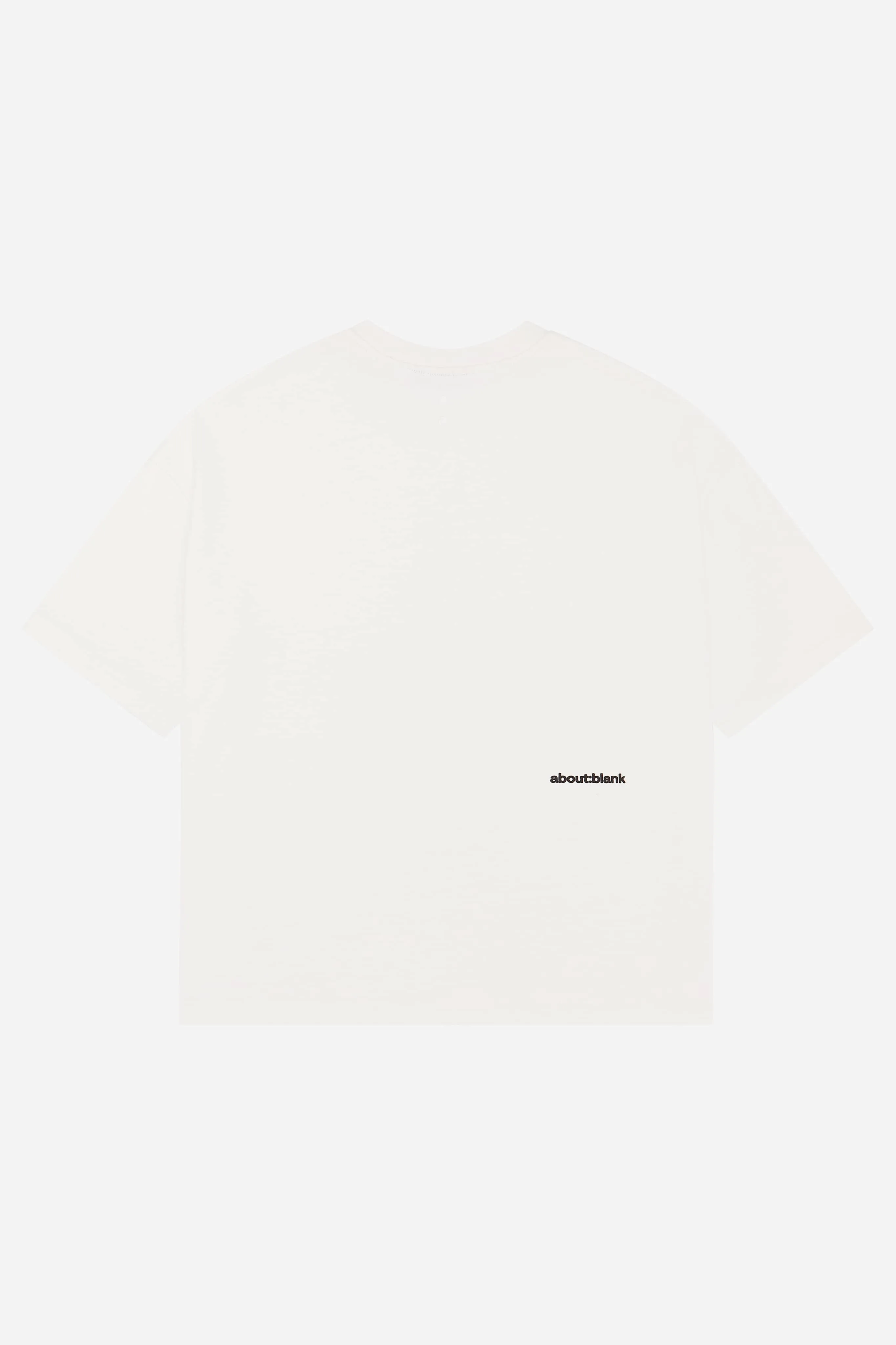 mock neck t-shirt oat/black sold by about:blank