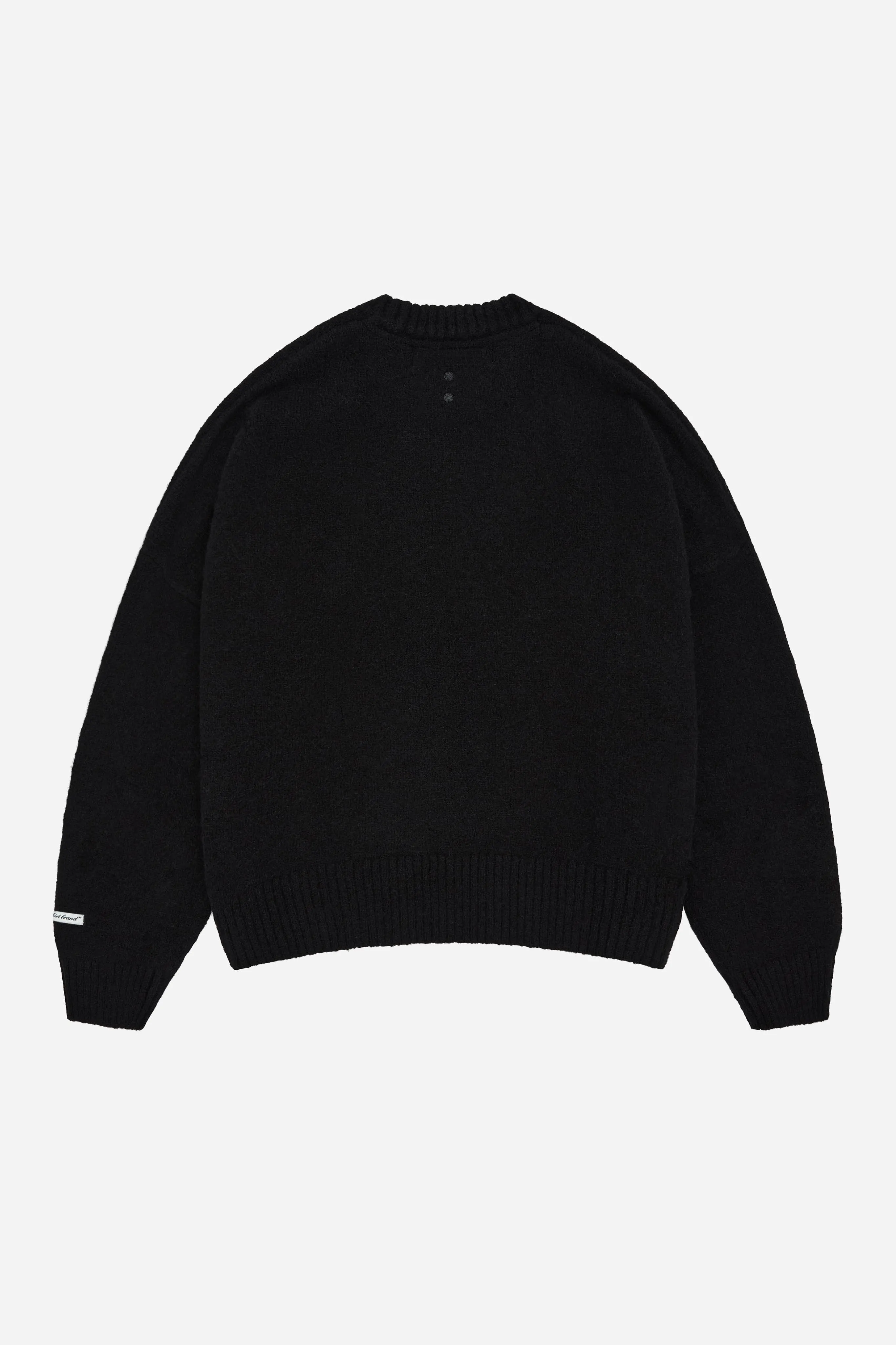 mohair crew neck black sold by about:blank product image thumbnail 3
