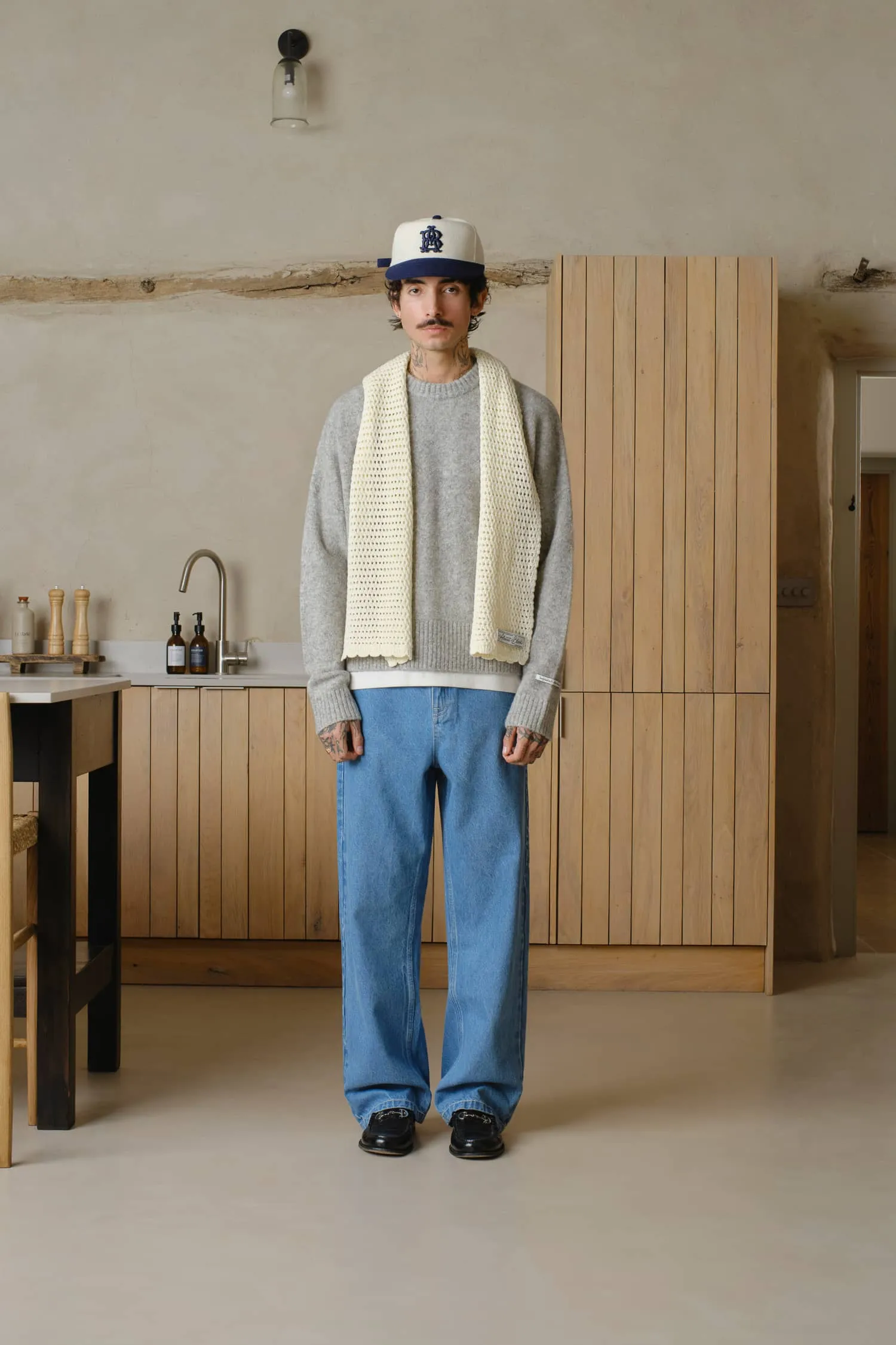 mohair crew neck light grey sold by about:blank product image thumbnail 2