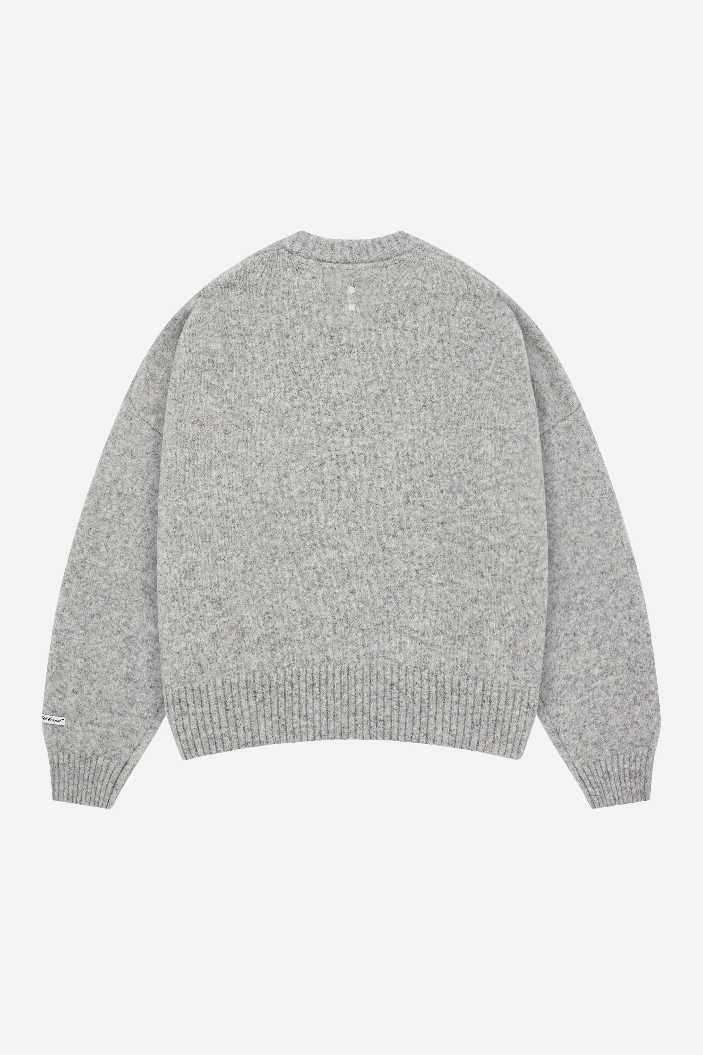 mohair crew neck light grey sold by about:blank product image thumbnail 3