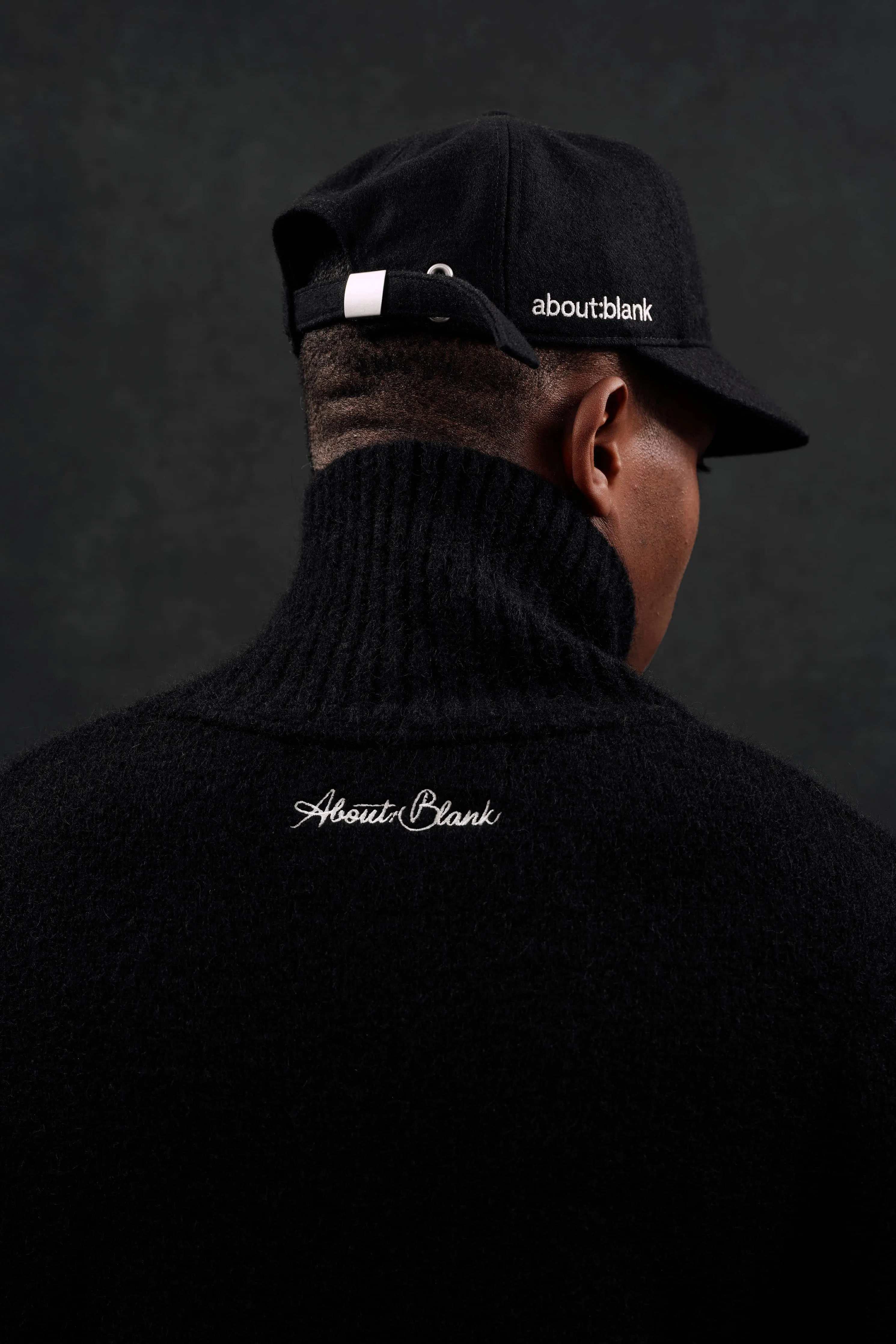 mohair roll neck black sold by about:blank product image thumbnail 2