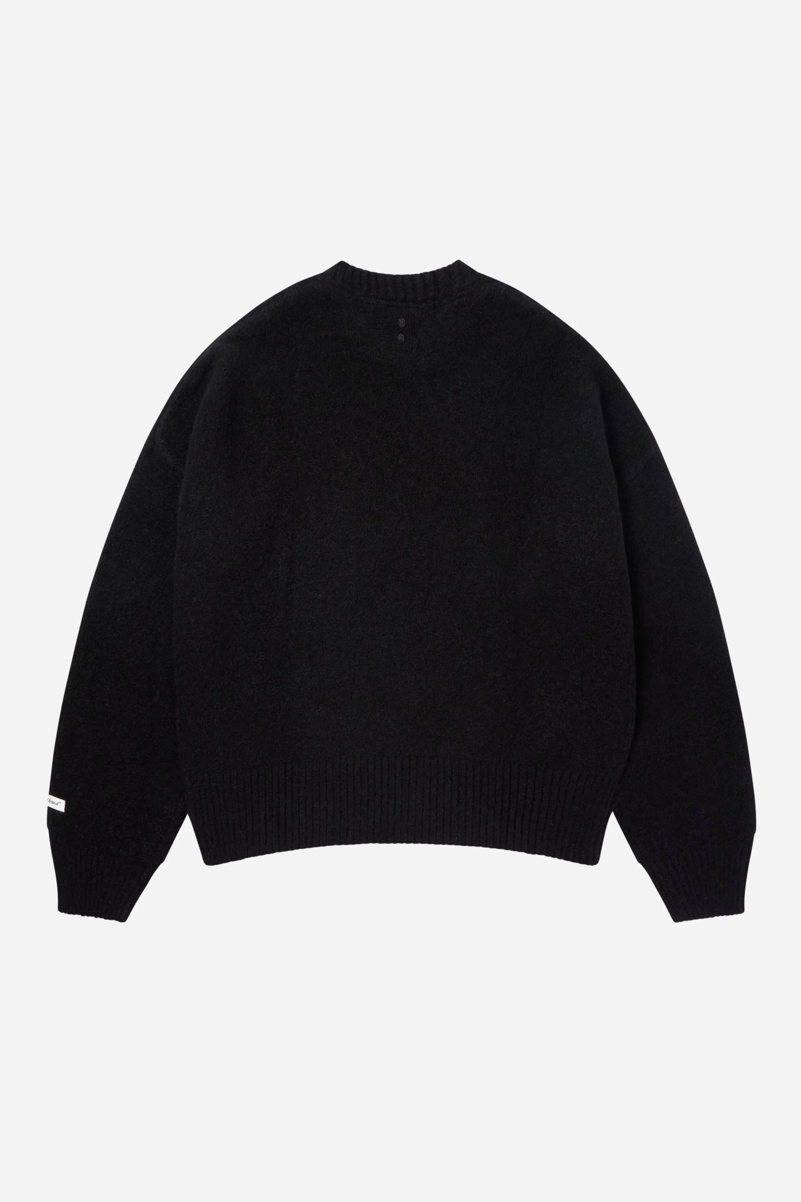 monogram knitted crewneck black/ecru sold by about:blank product image thumbnail 4
