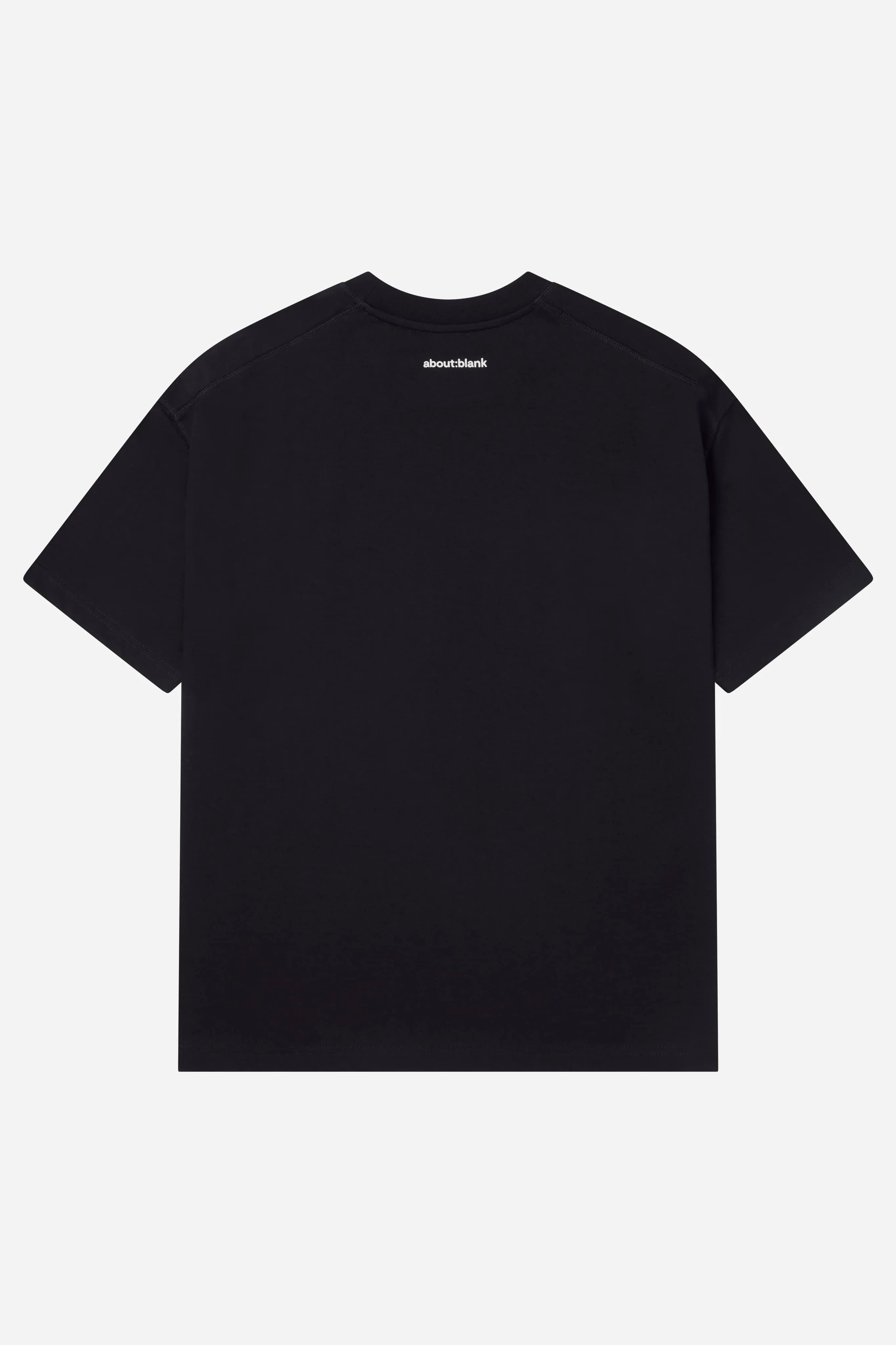 monogram t-shirt black/ecru sold by about:blank product image thumbnail 3