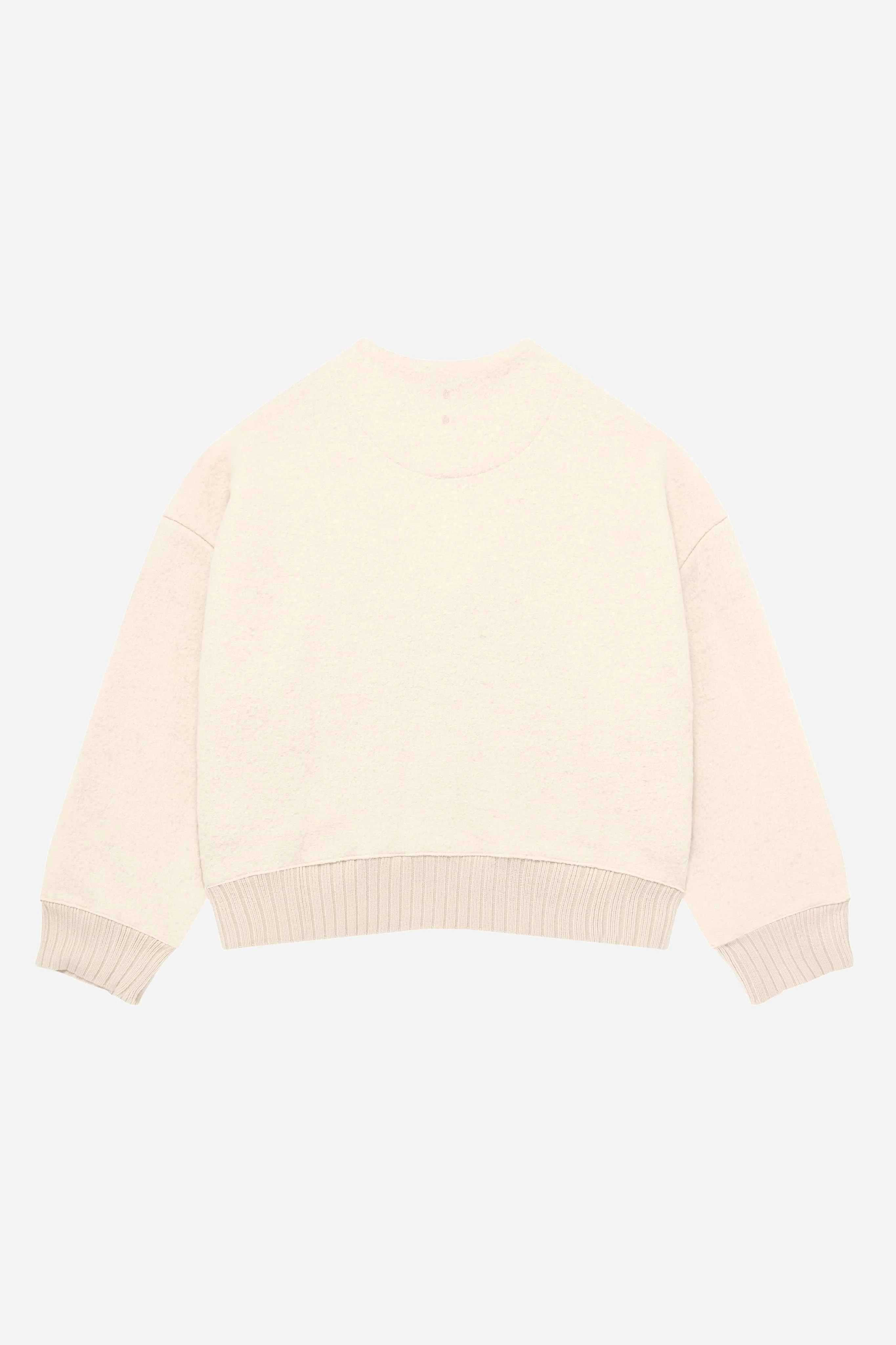 OG cropped wool cardigan cream sold by about:blank product image thumbnail 5