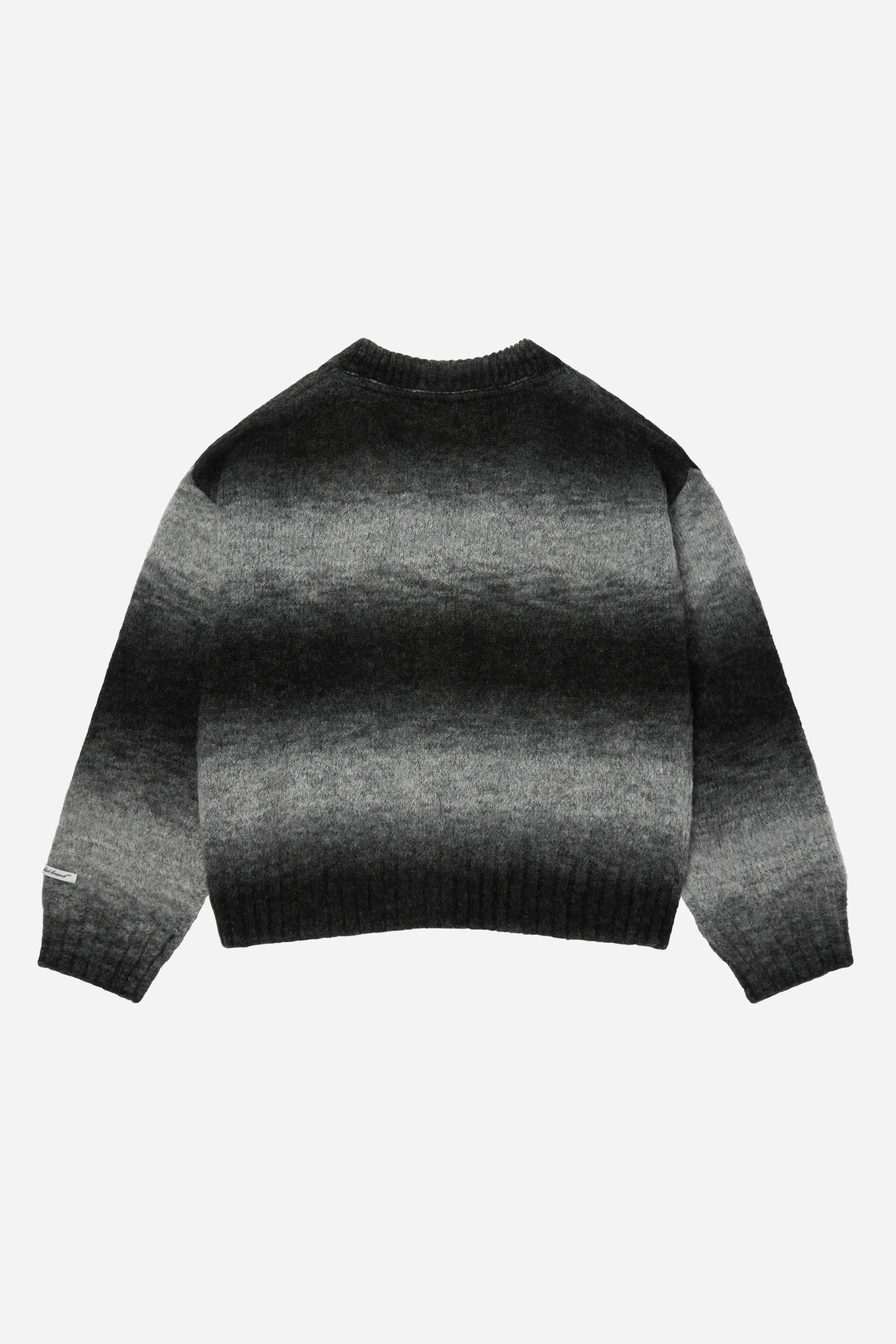 ombré brushed cardigan black/ecru sold by about:blank product image thumbnail 4