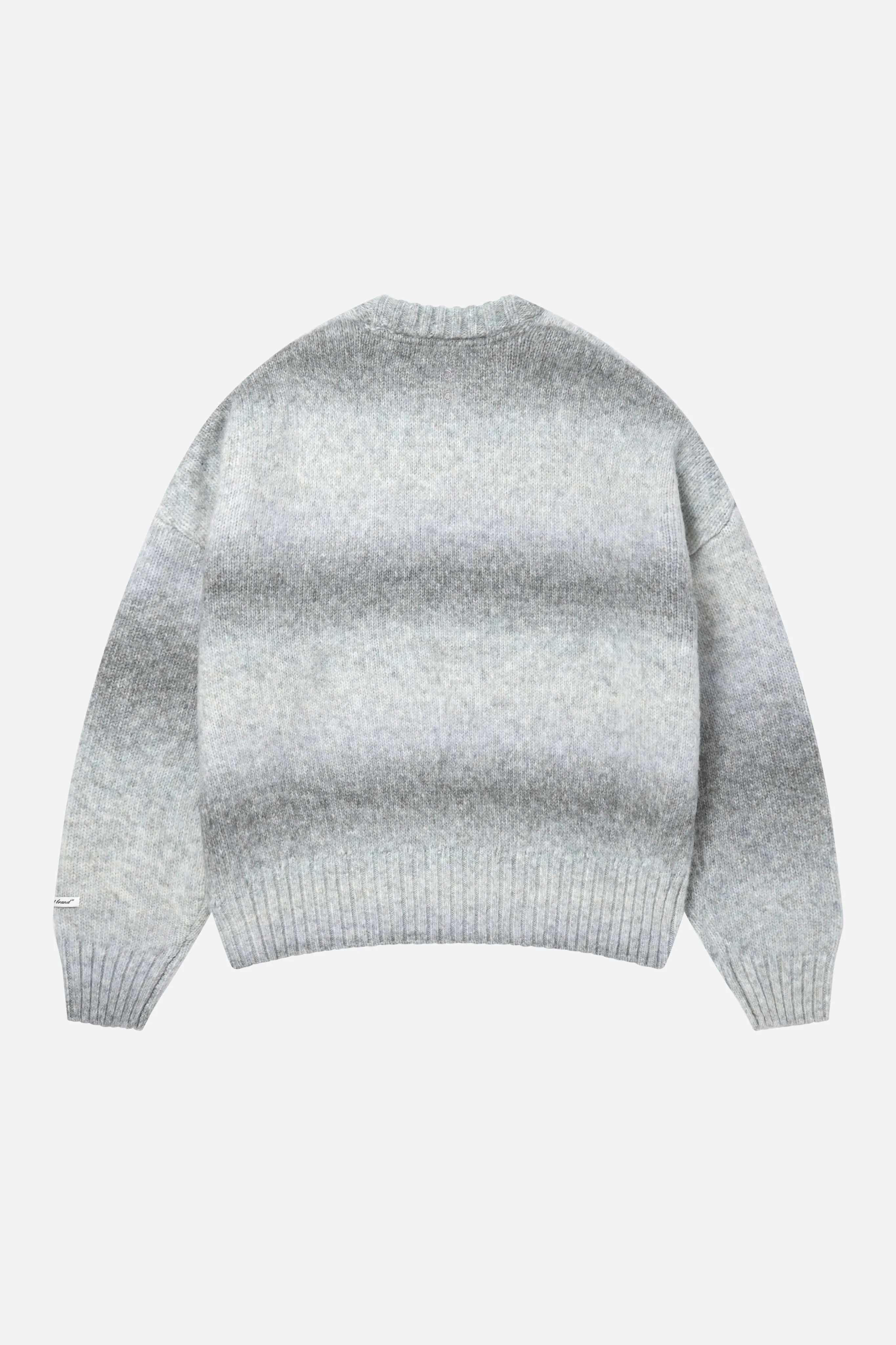 ombré brushed crewneck blue/grey sold by about:blank product image thumbnail 3