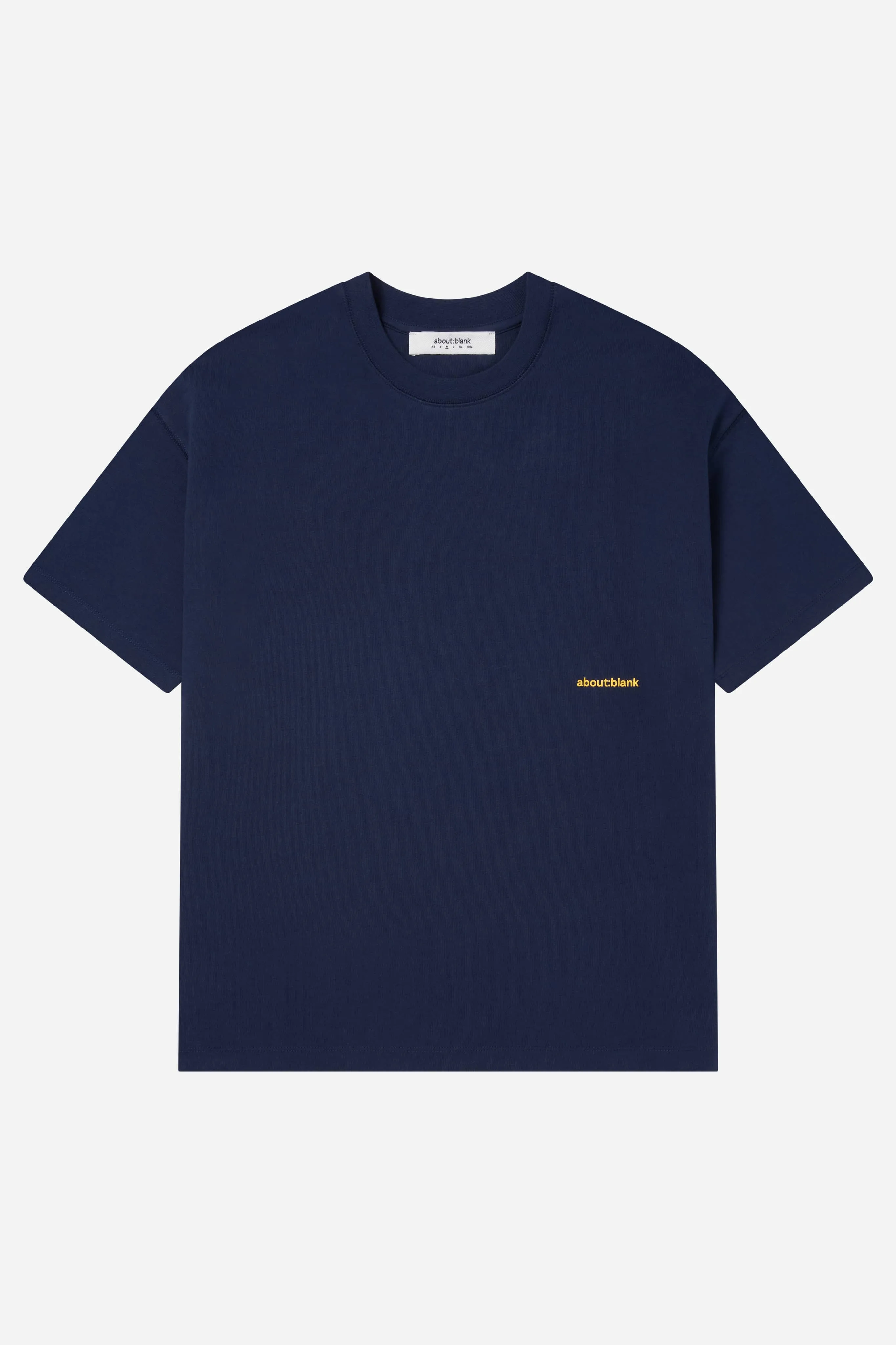 registered t-shirt navy/yellow sold by about:blank product image thumbnail 3