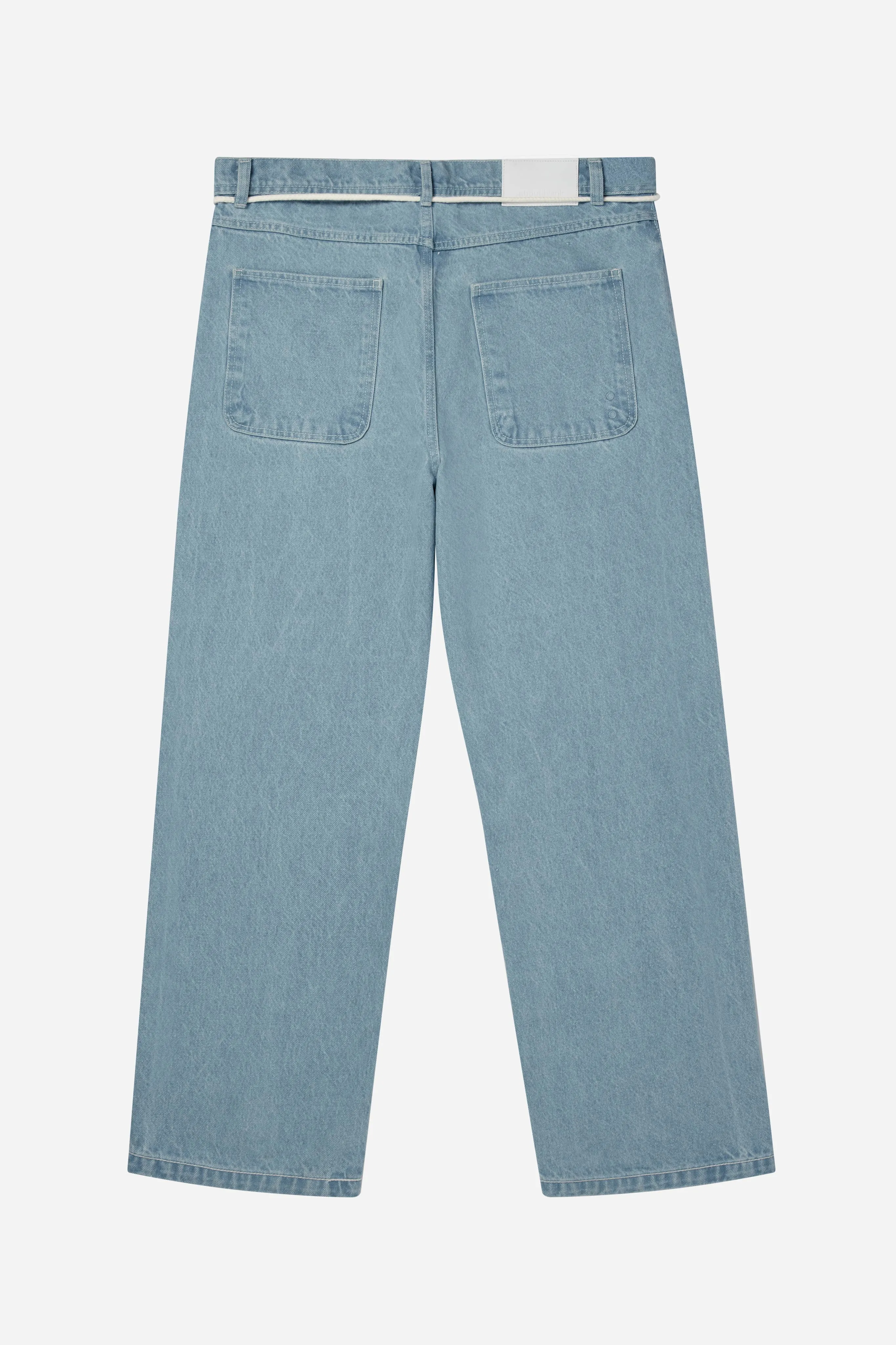 relaxed denim jean light wash sold by about:blank product image thumbnail 4