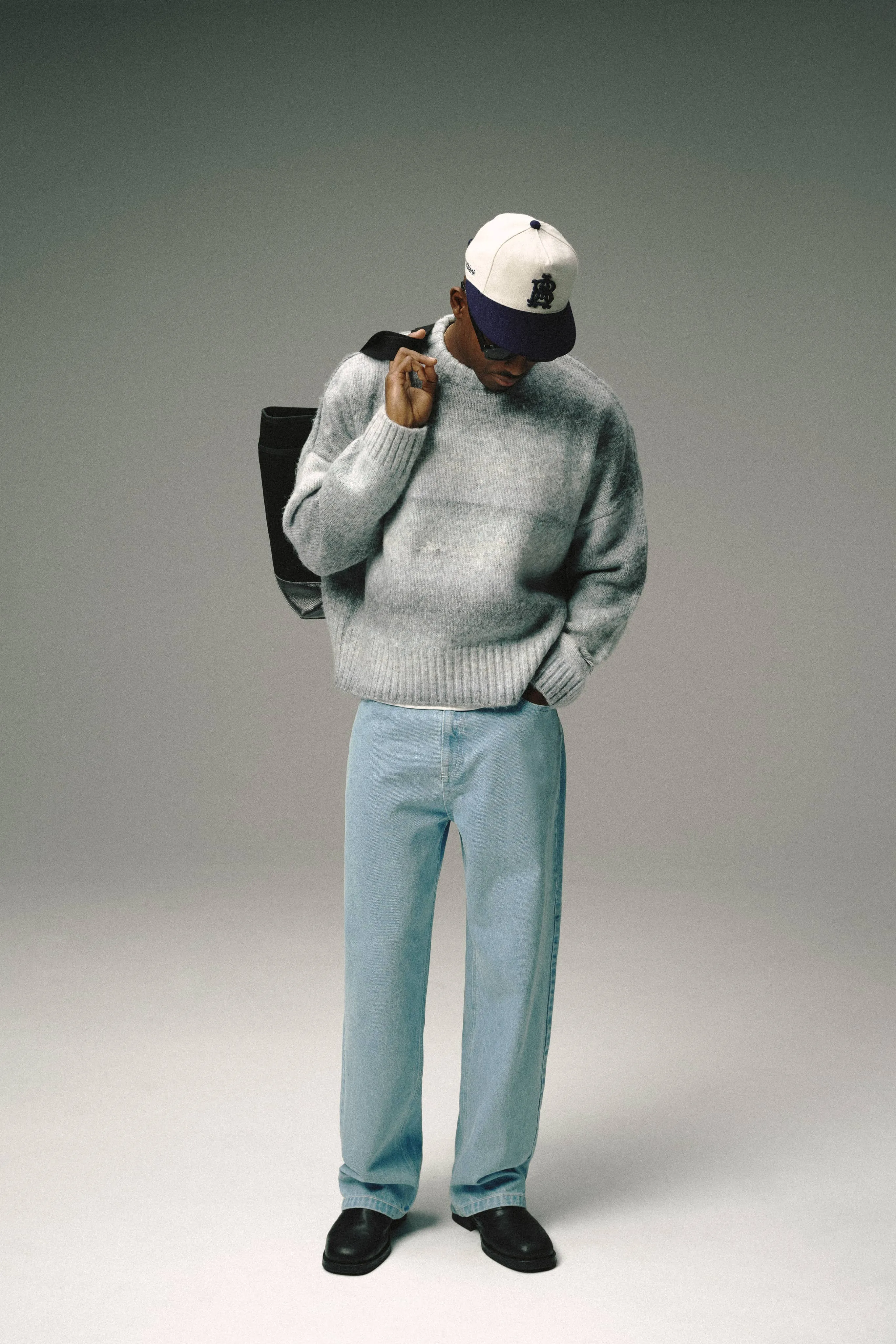 relaxed denim jean light wash sold by about:blank product image thumbnail 2