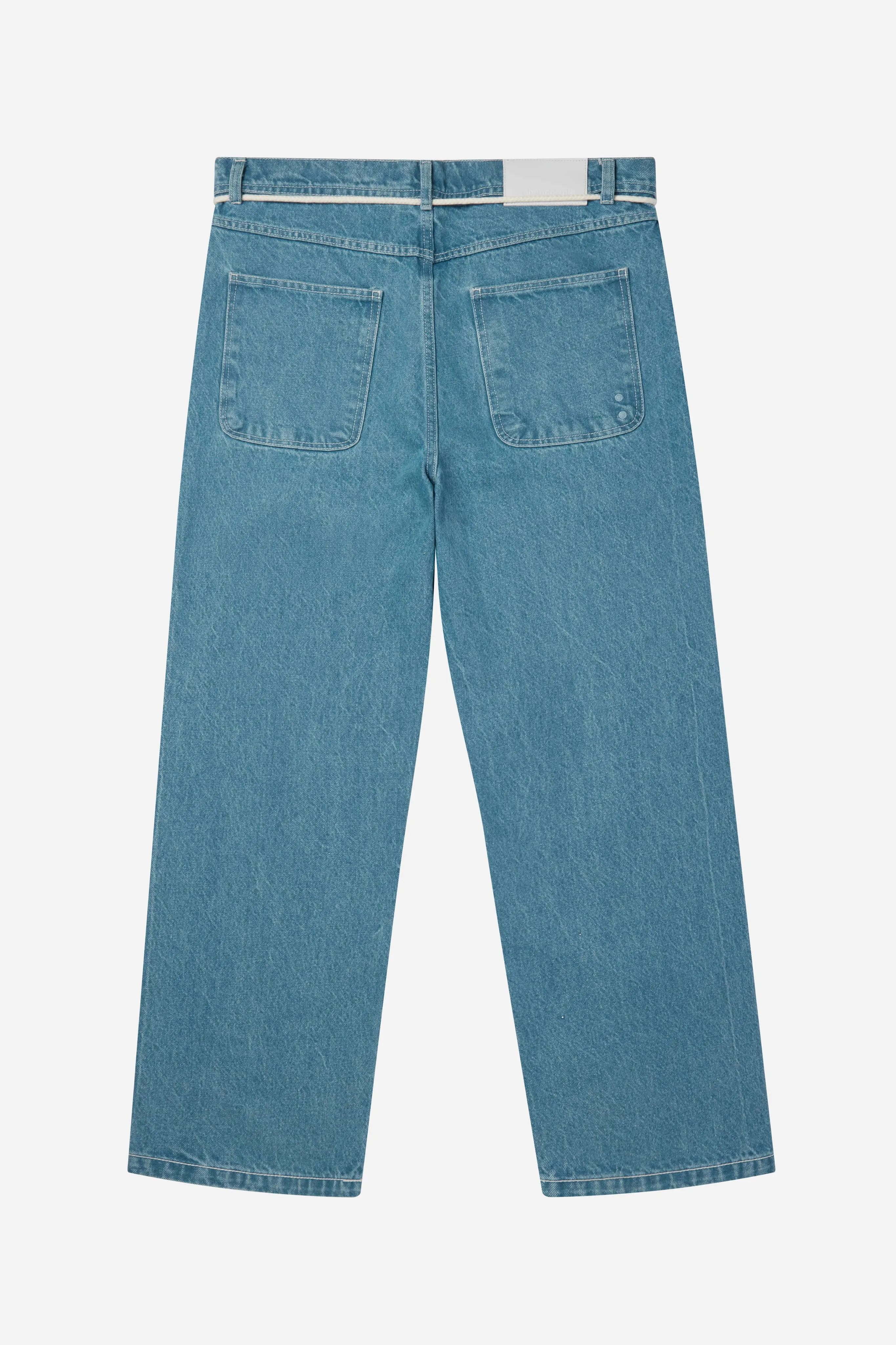 relaxed denim jean mid wash sold by about:blank product image thumbnail 4