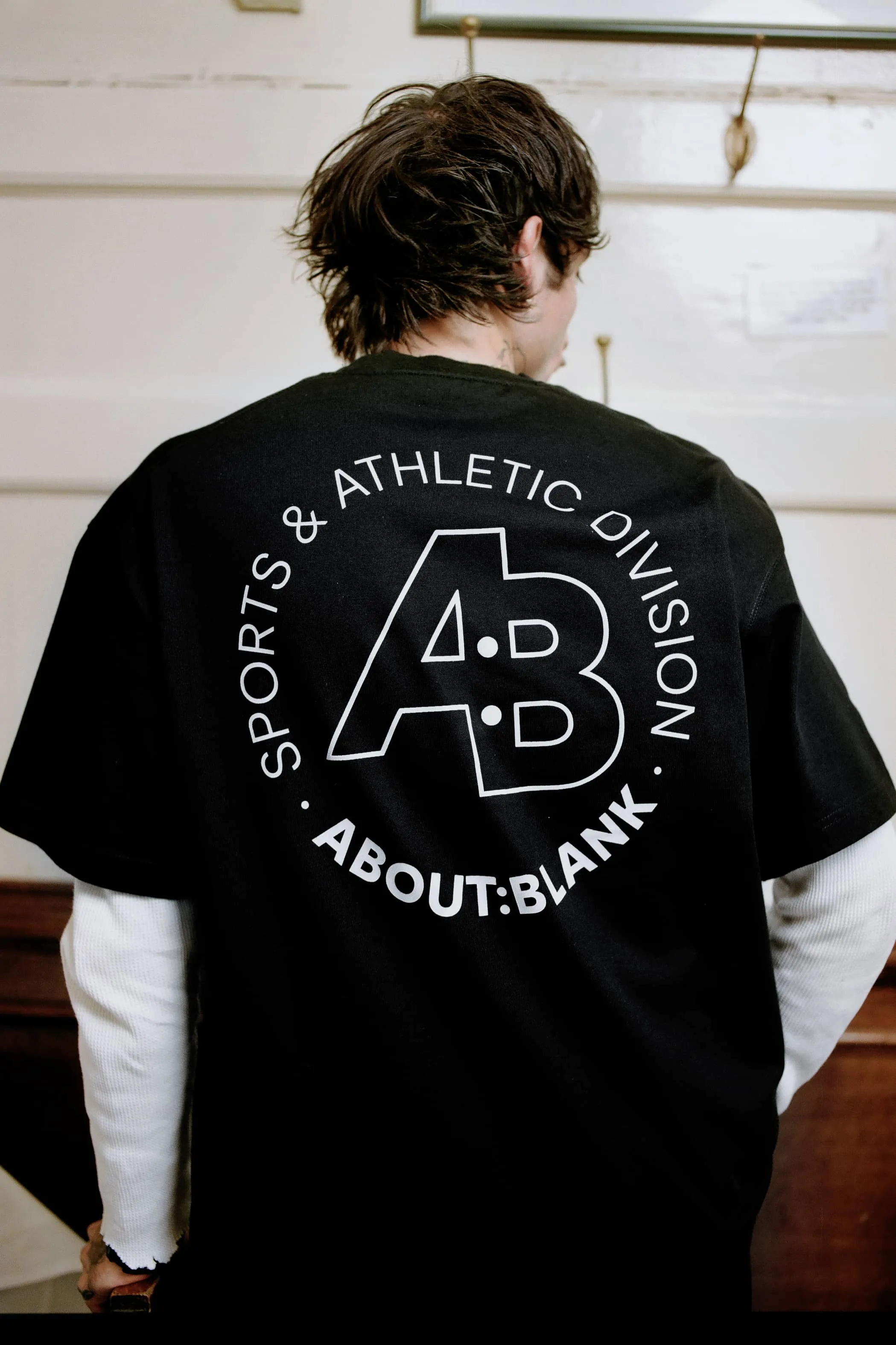 sports division t-shirt black/ecru sold by about:blank product image thumbnail 4