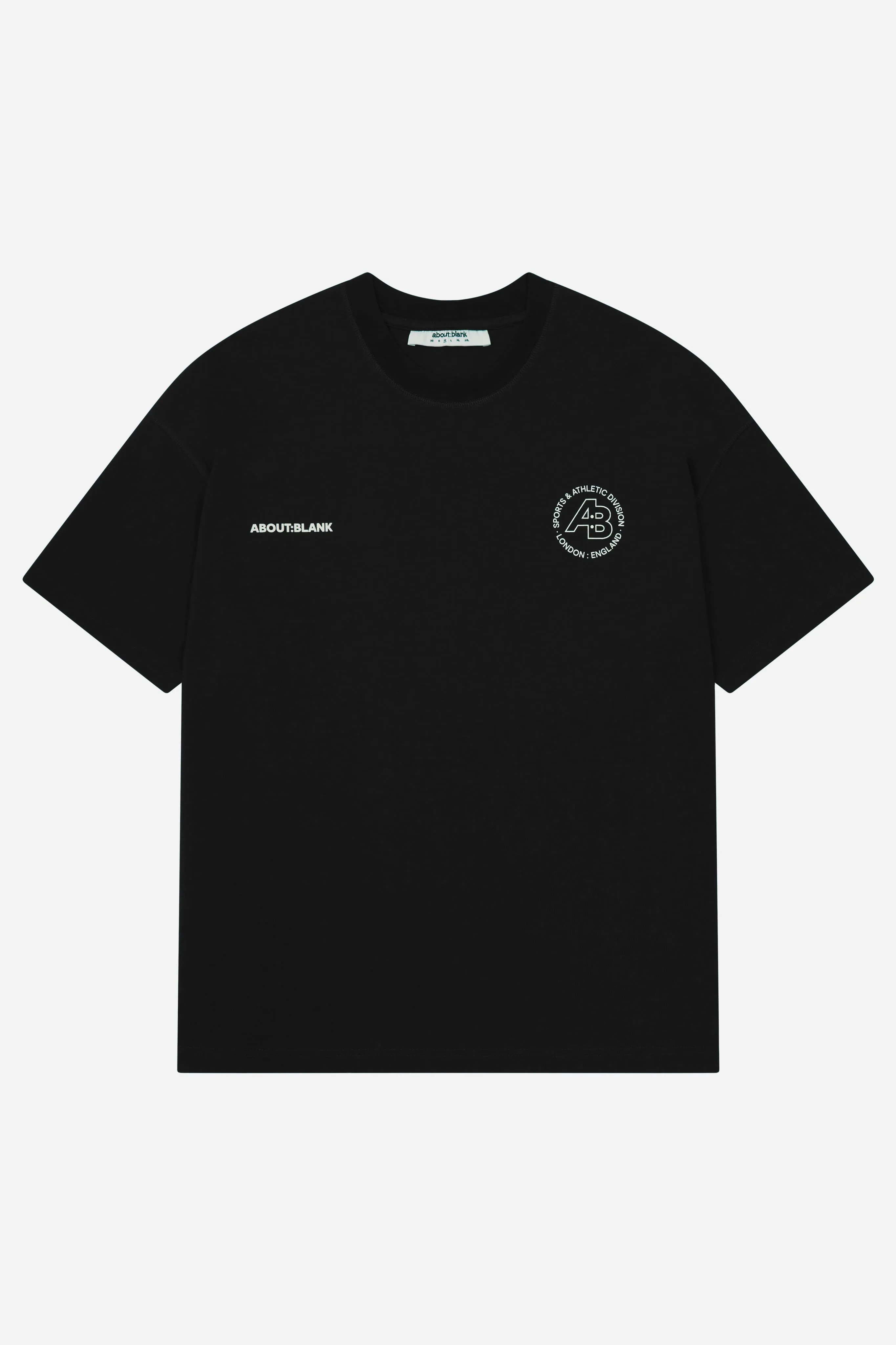 sports division t-shirt black/ecru sold by about:blank product image thumbnail 3