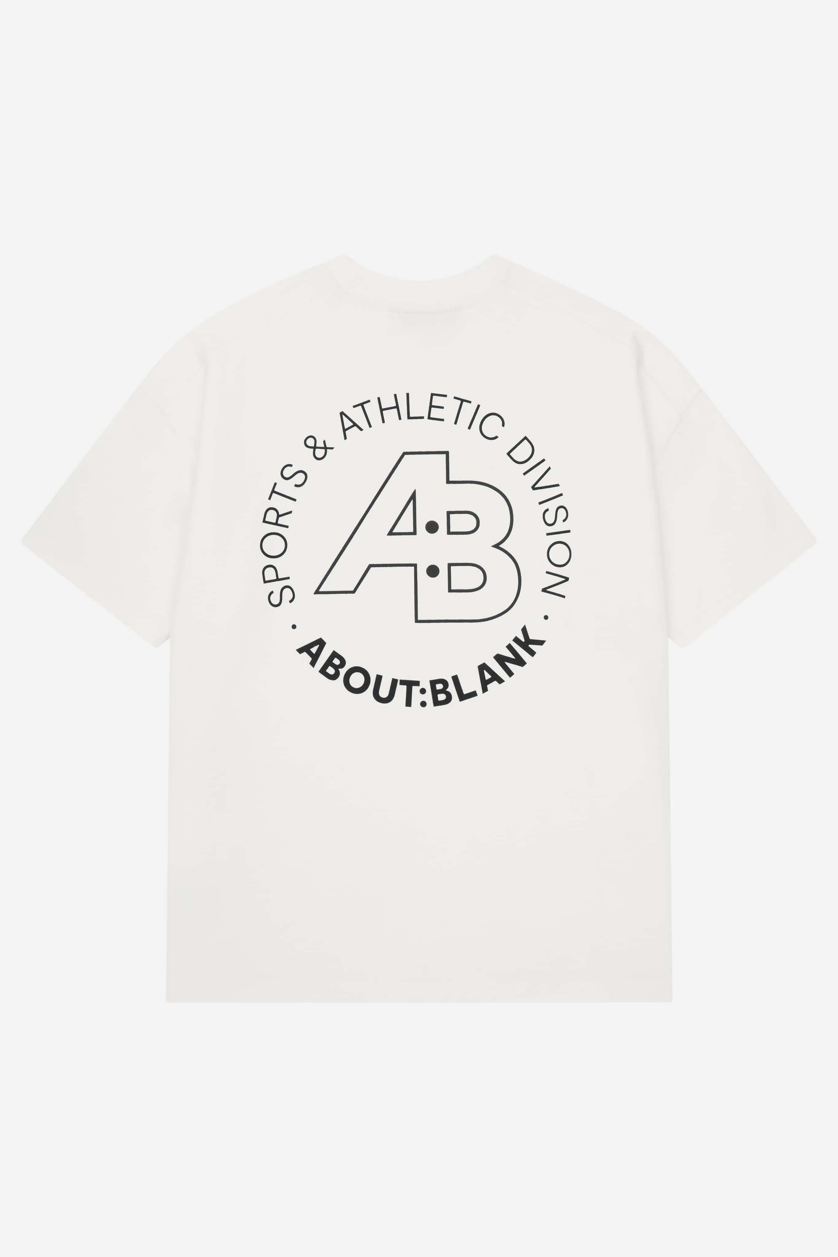 sports division t-shirt oat/black sold by about:blank