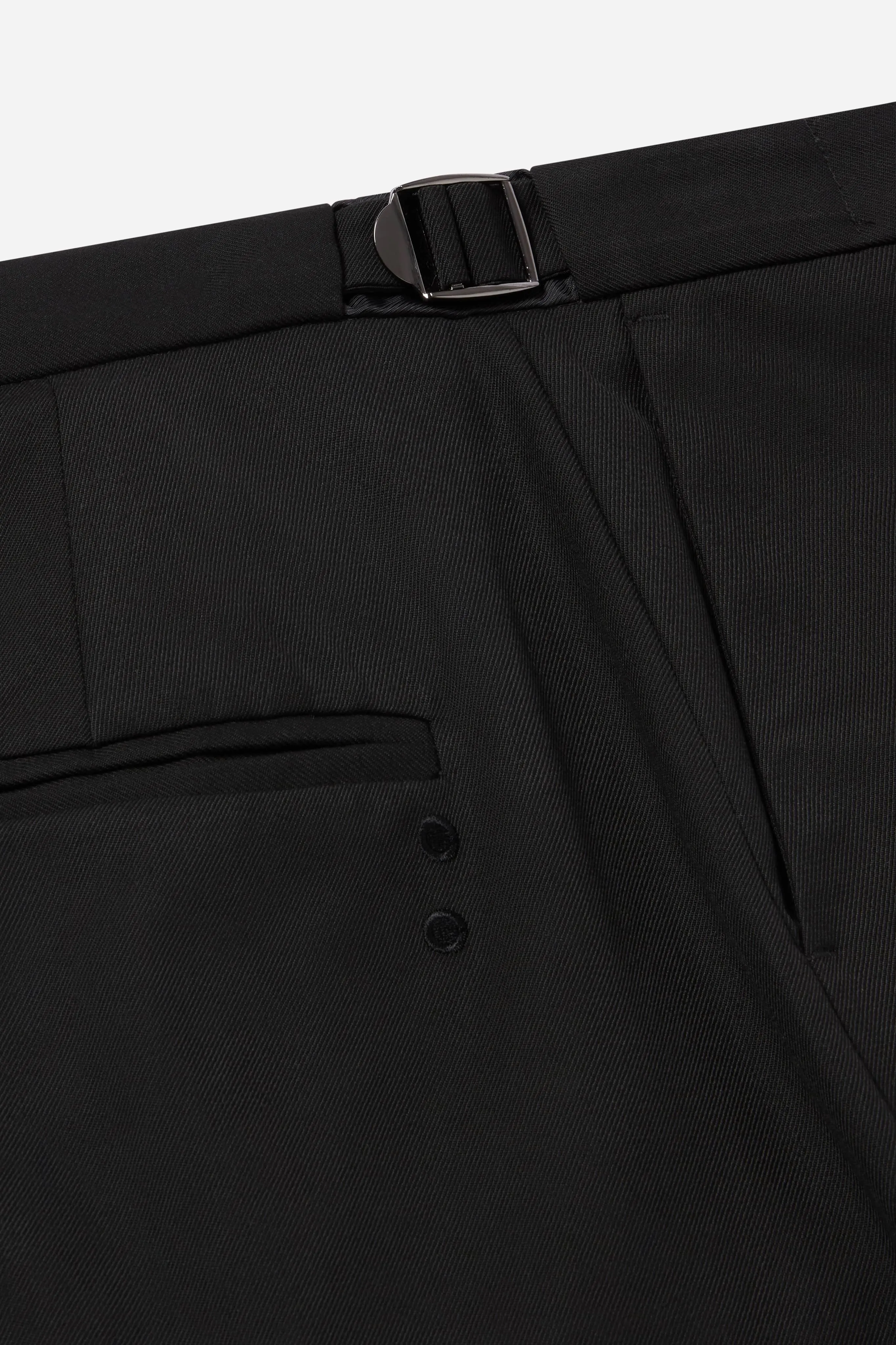 tailored wide leg trouser black sold by about:blank product image thumbnail 4