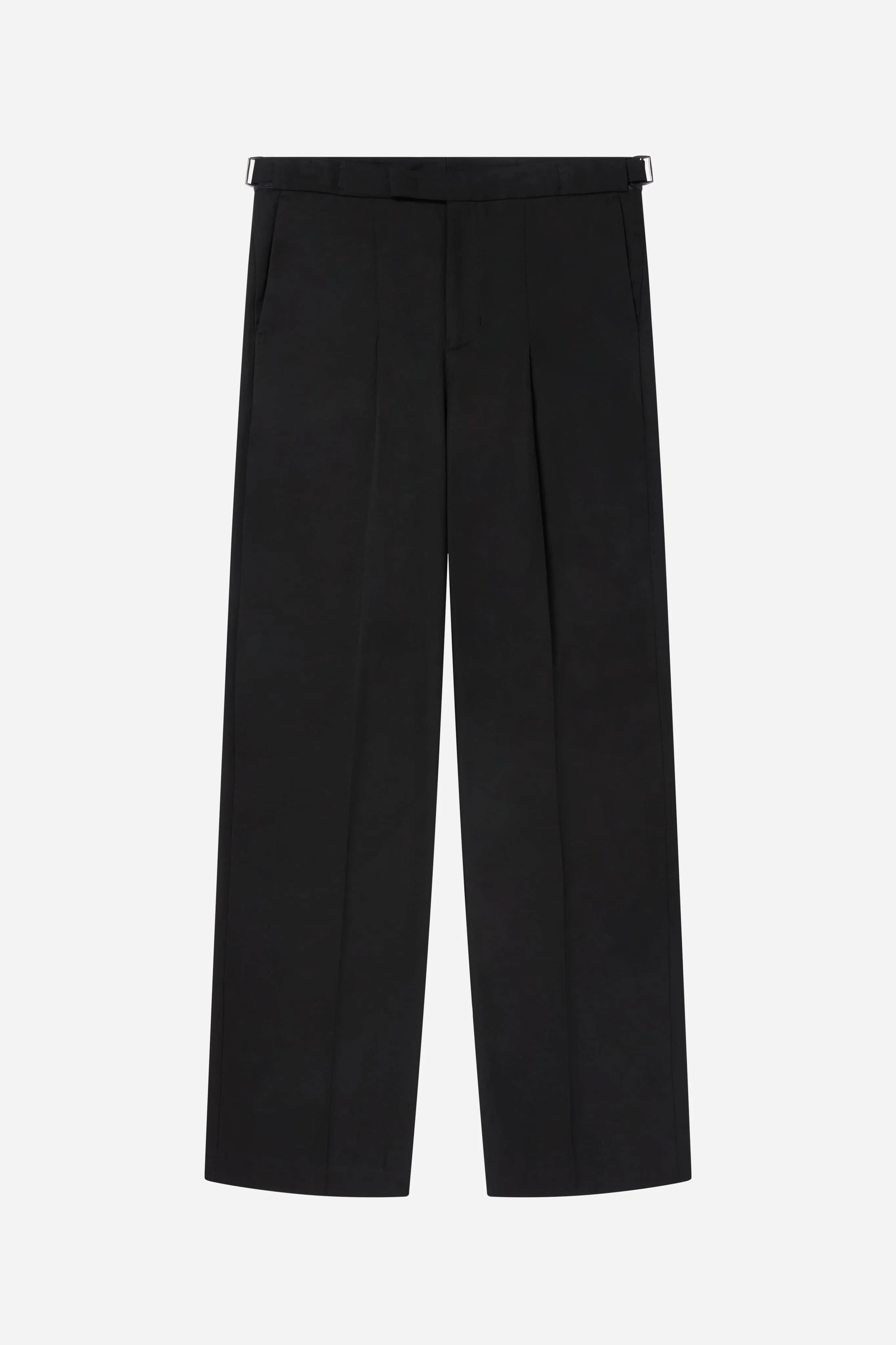 tailored wide leg trouser black sold by about:blank