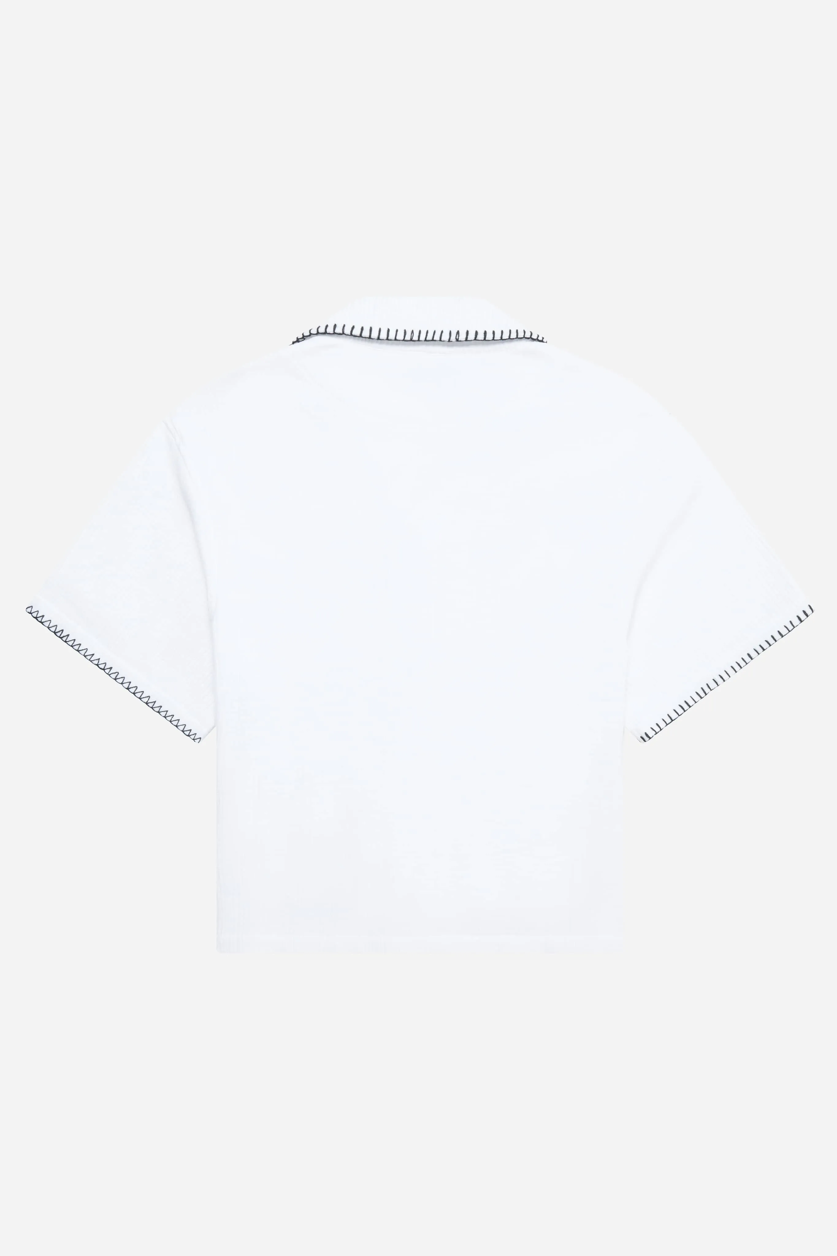 whipstitch resort shirt white/black sold by about:blank product image thumbnail 5