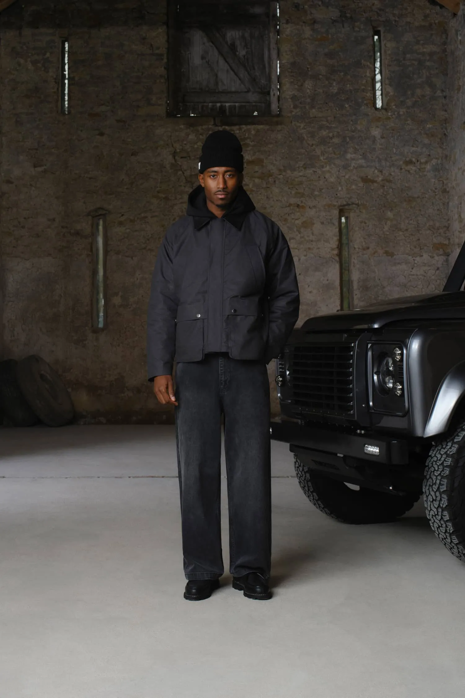 wide leg denim jean vintage black sold by about:blank product image thumbnail 2