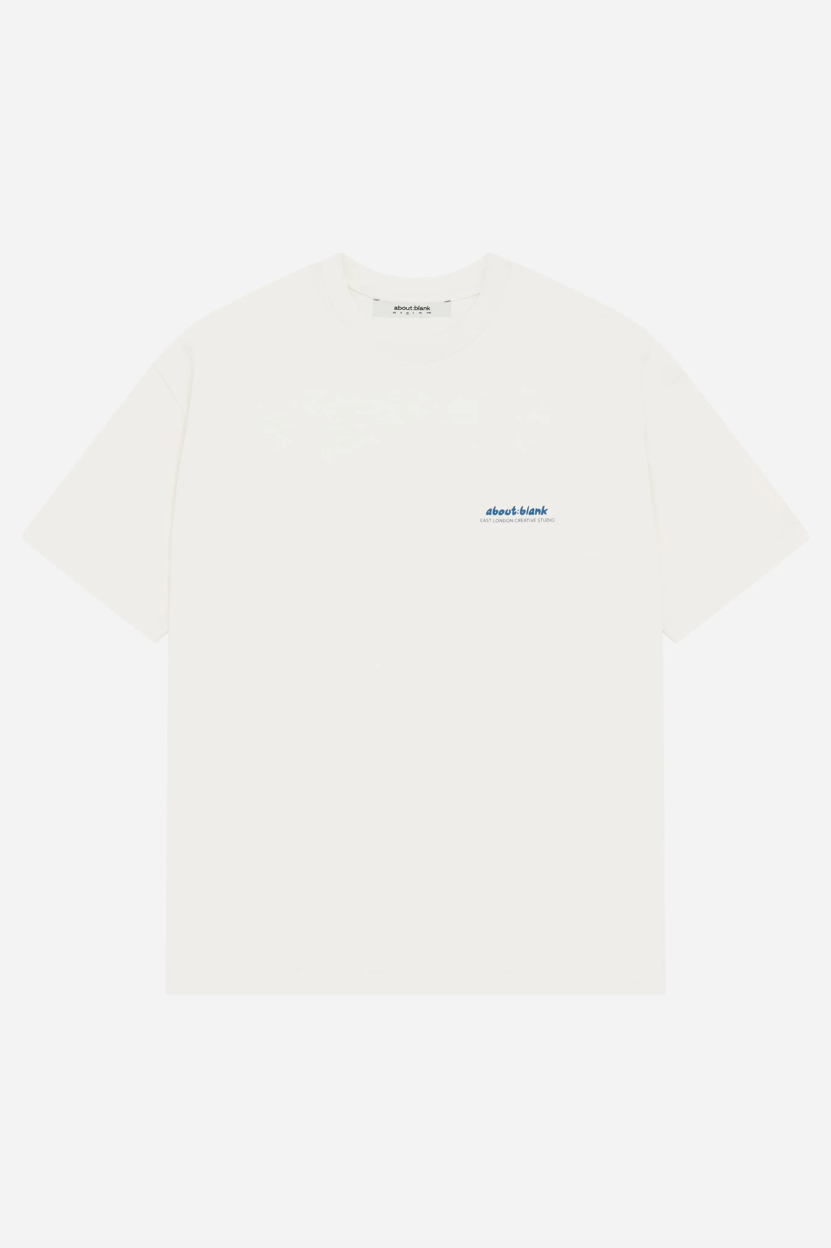 zev t-shirt oat/estate blue sold by about:blank product image thumbnail 5
