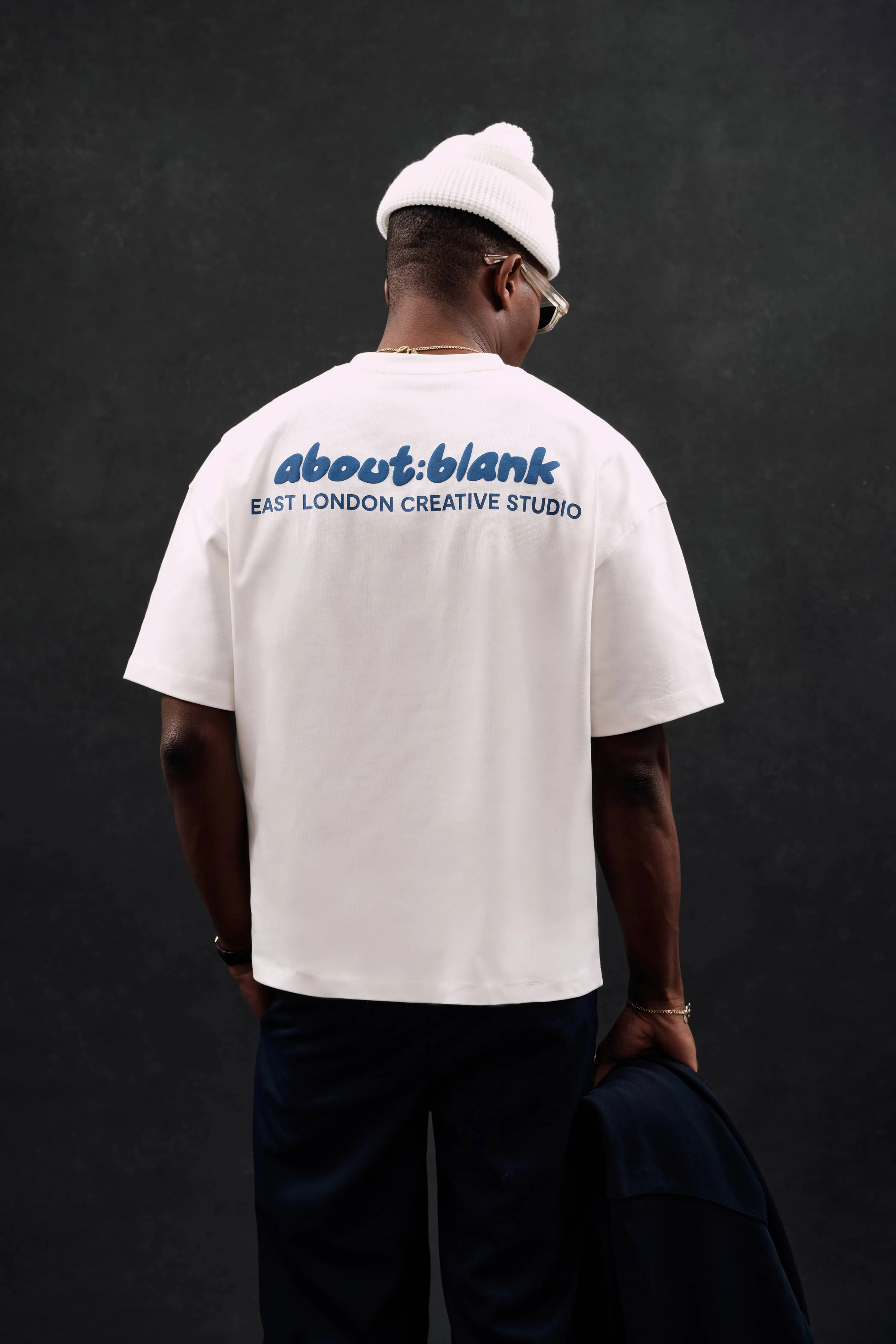 zev t-shirt oat/estate blue sold by about:blank product image thumbnail 4