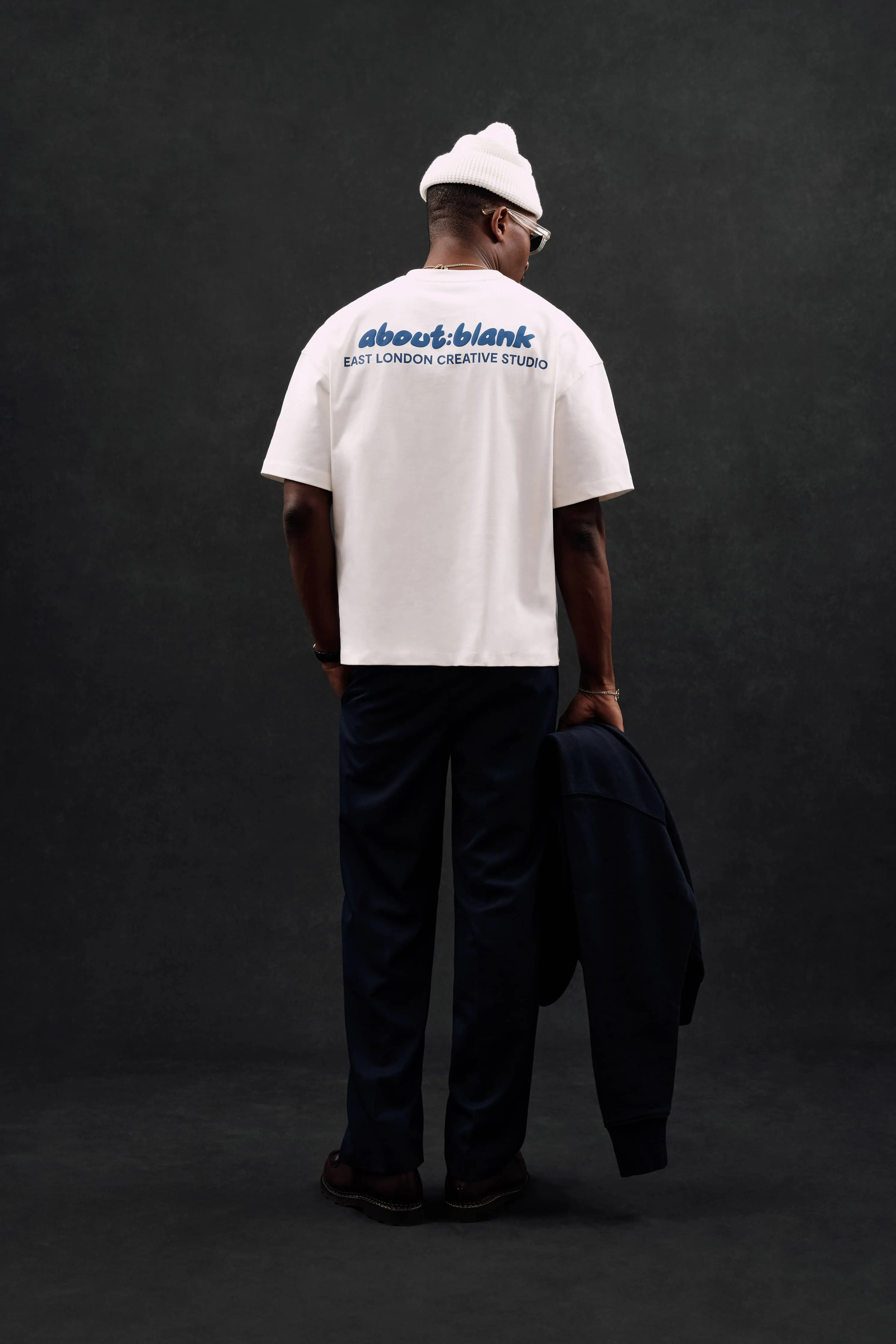 zev t-shirt oat/estate blue sold by about:blank product image thumbnail 3