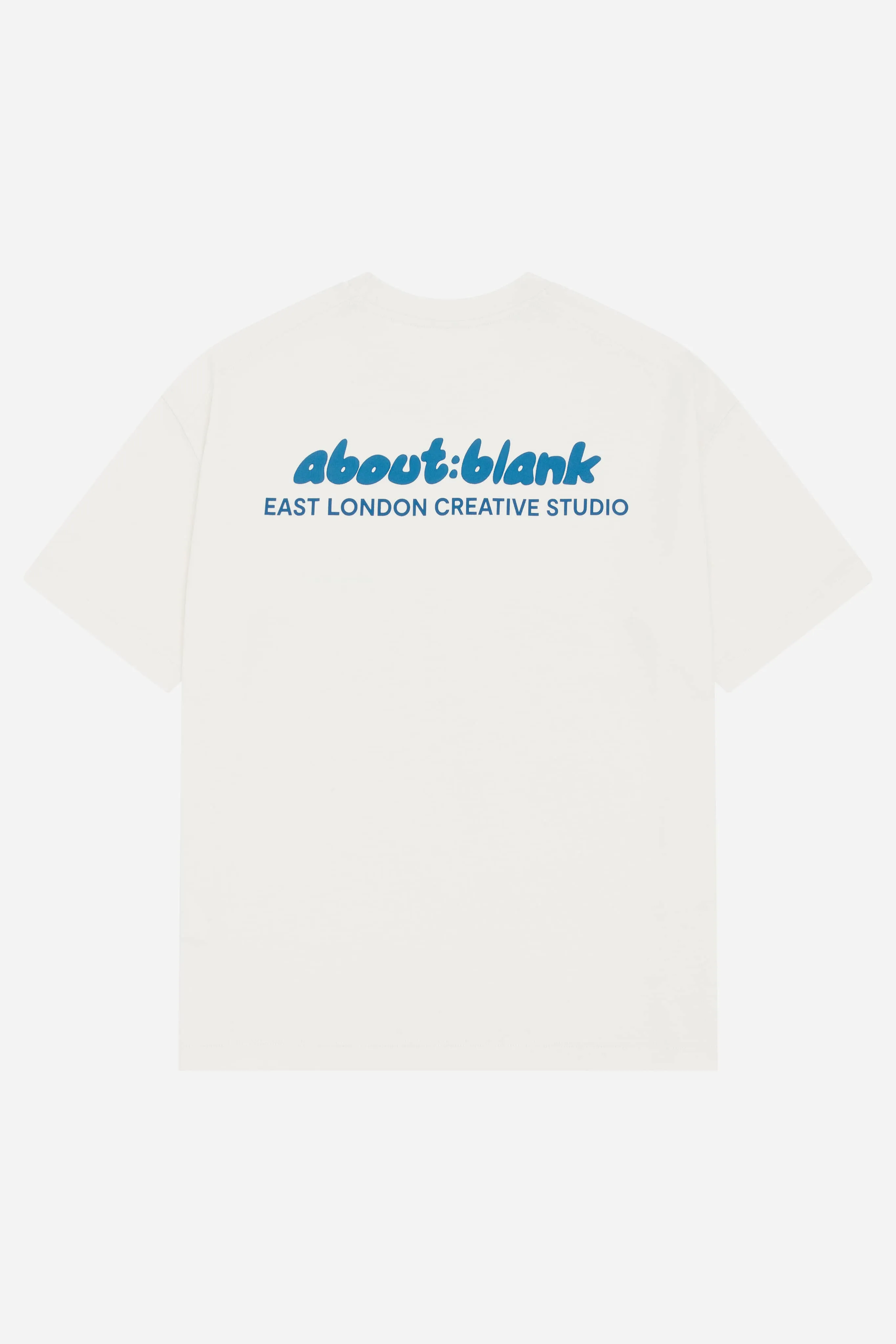 zev t-shirt oat/estate blue sold by about:blank